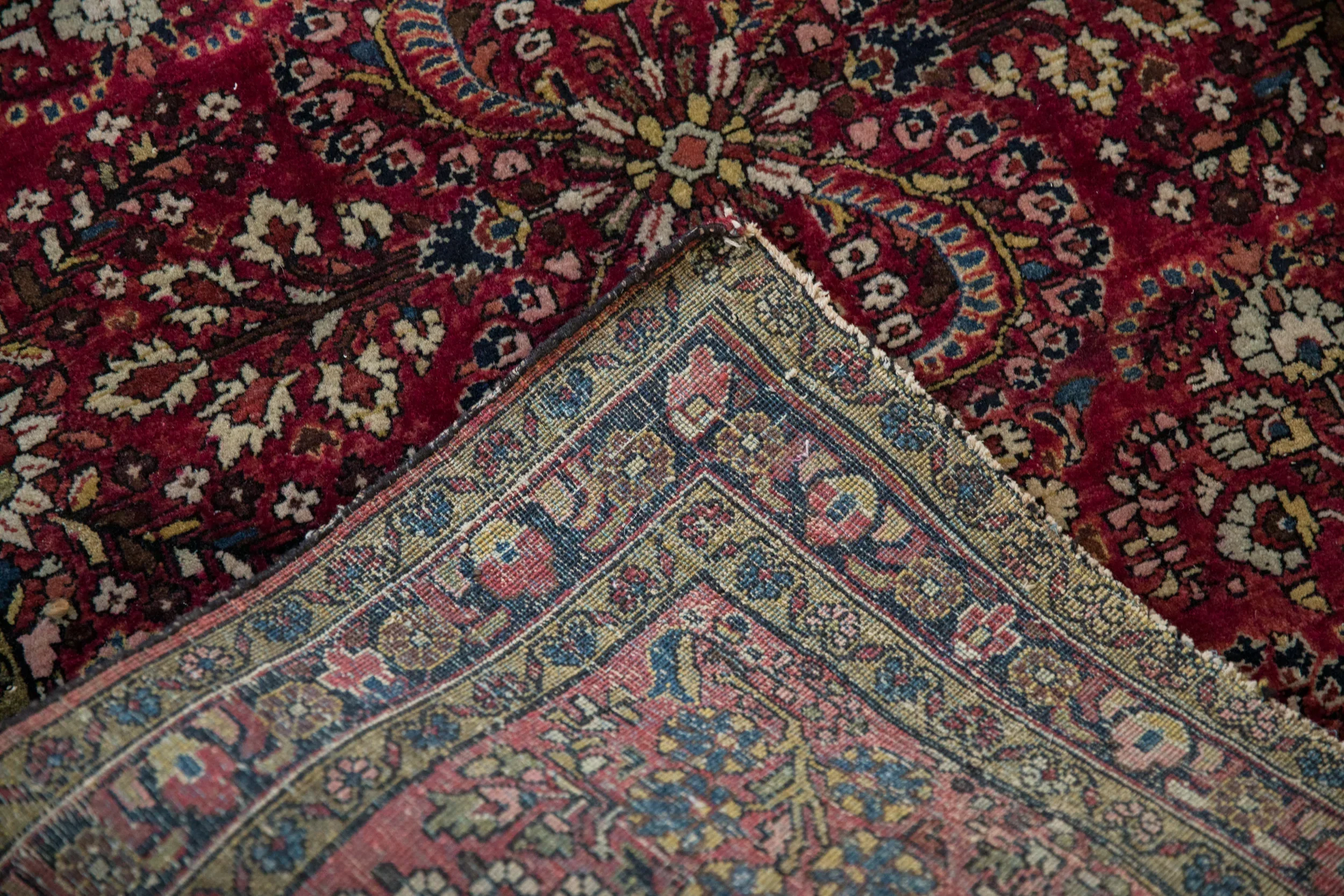3x5 Antique German Sarouk Rug - Image 9