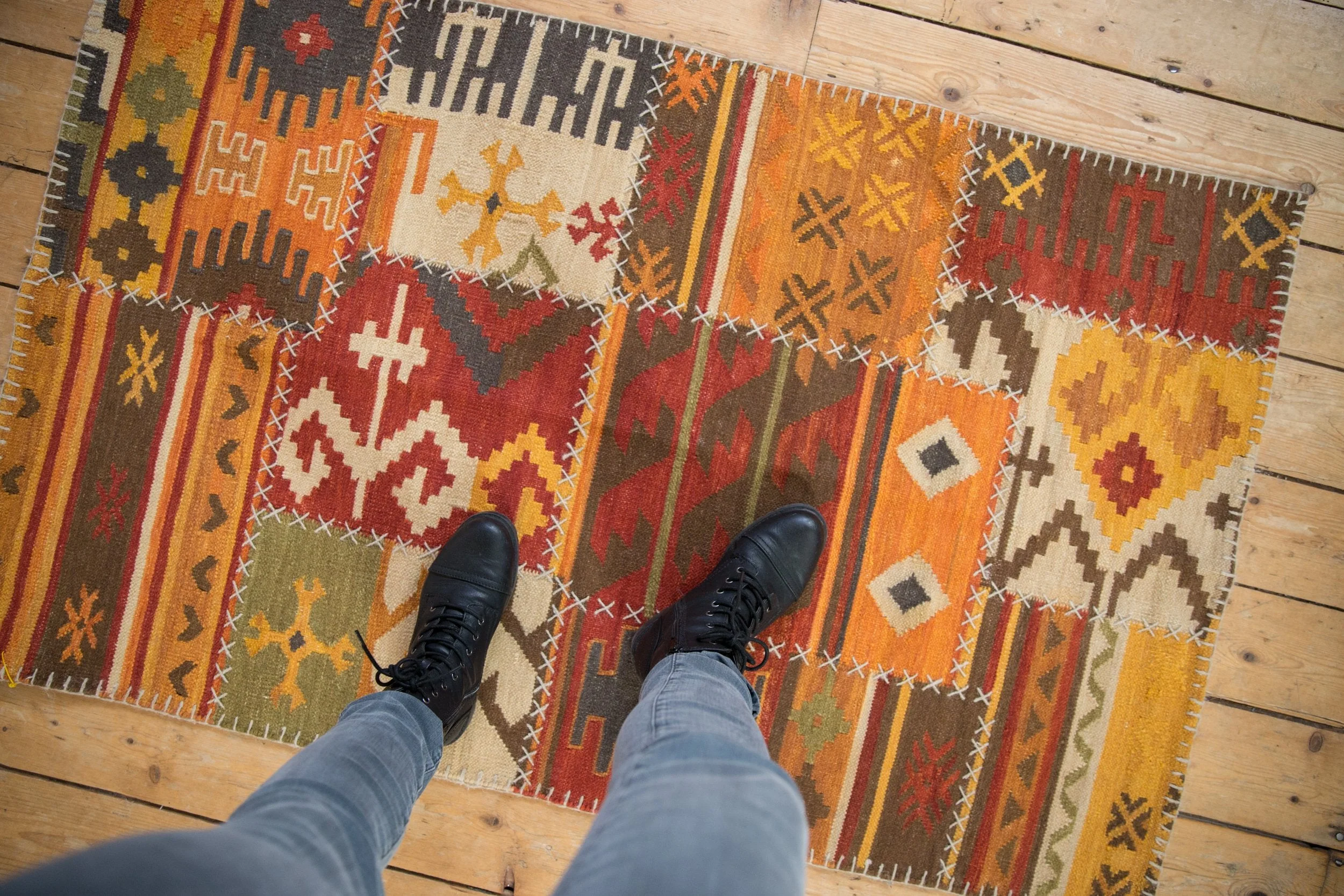 3x5 New Patchwork Kilim Rug - Image 2