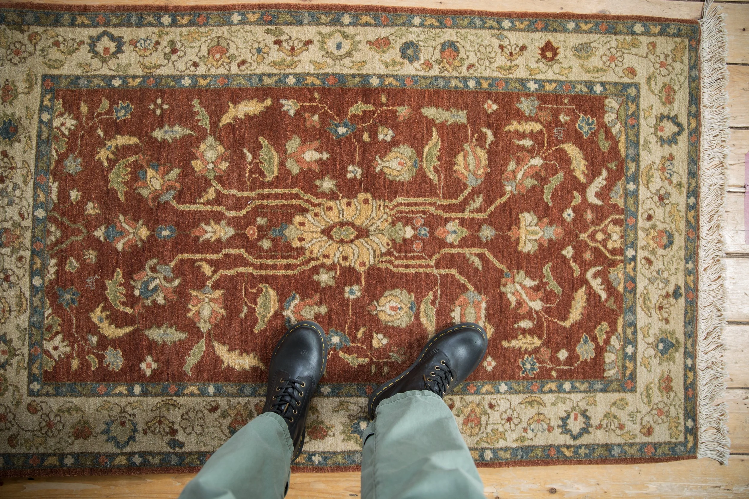 3x5 Vintage Armenian Lilihan Design Rug - Image 2