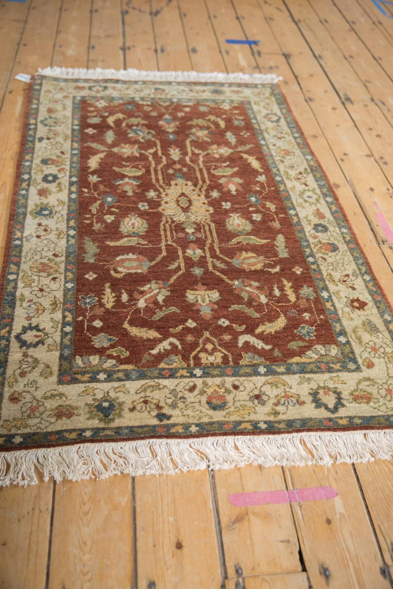 3x5 Vintage Armenian Lilihan Design Rug - Image 4