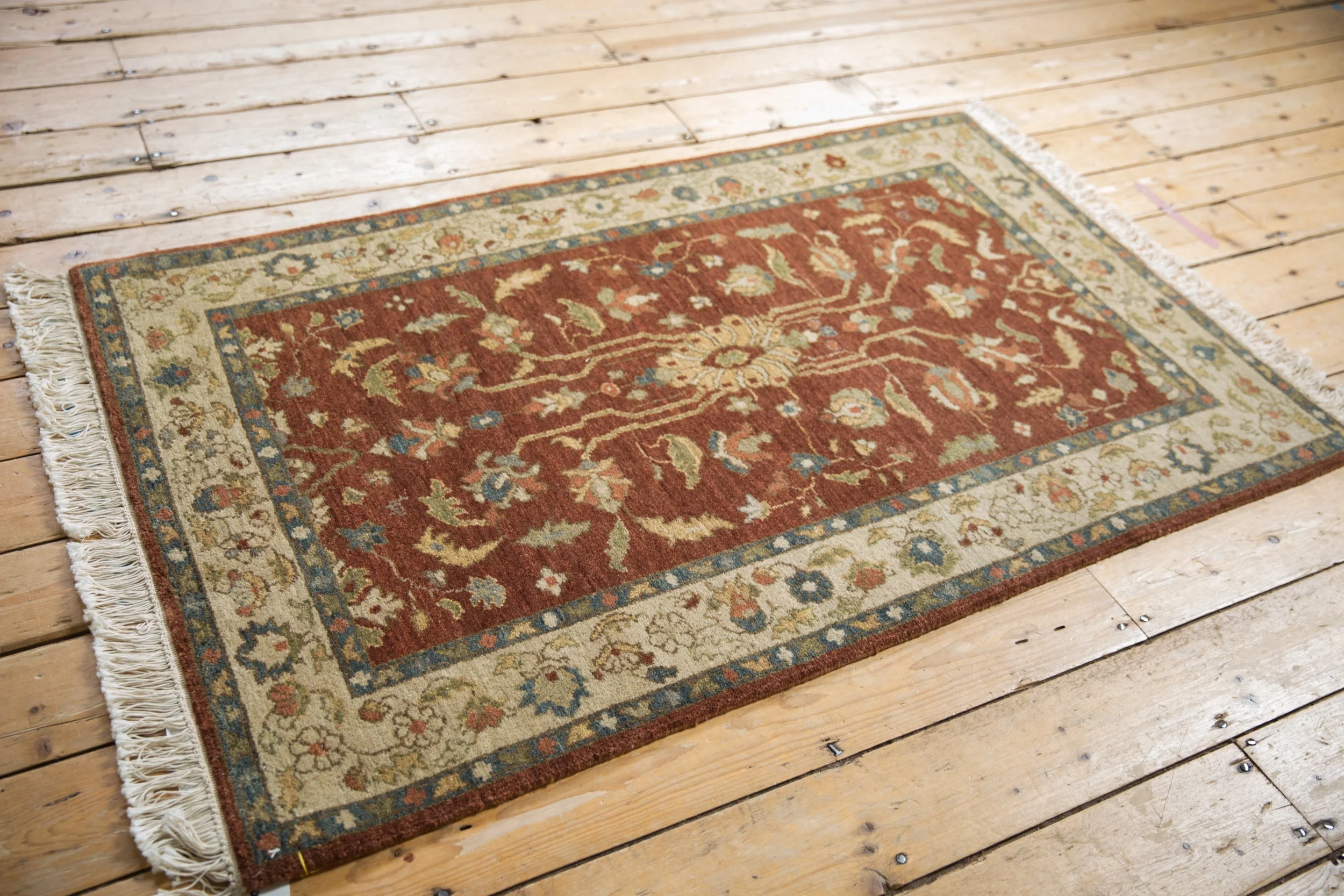 3x5 Vintage Armenian Lilihan Design Rug - Image 7