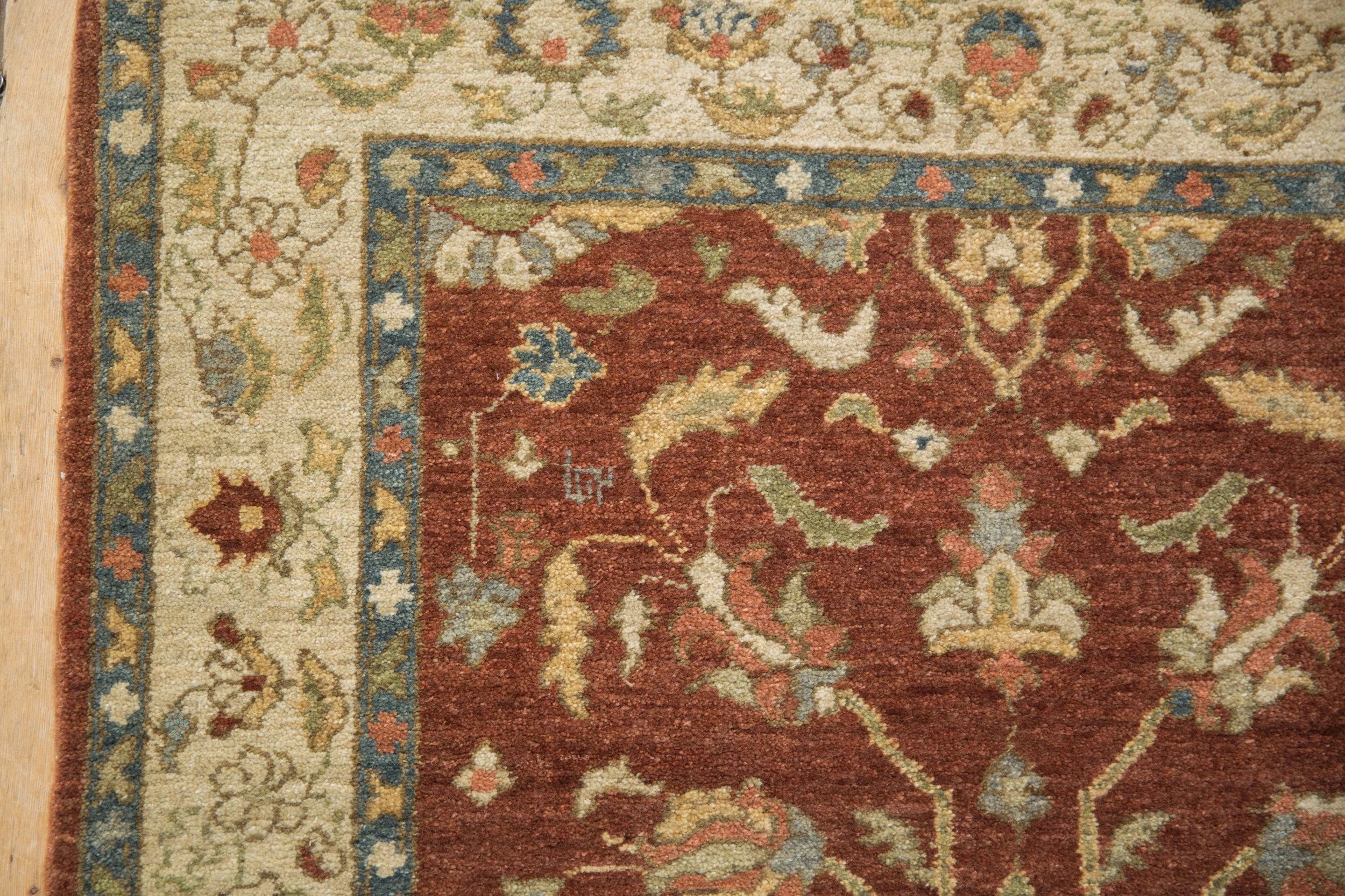 3x5 Vintage Armenian Lilihan Design Rug - Image 9