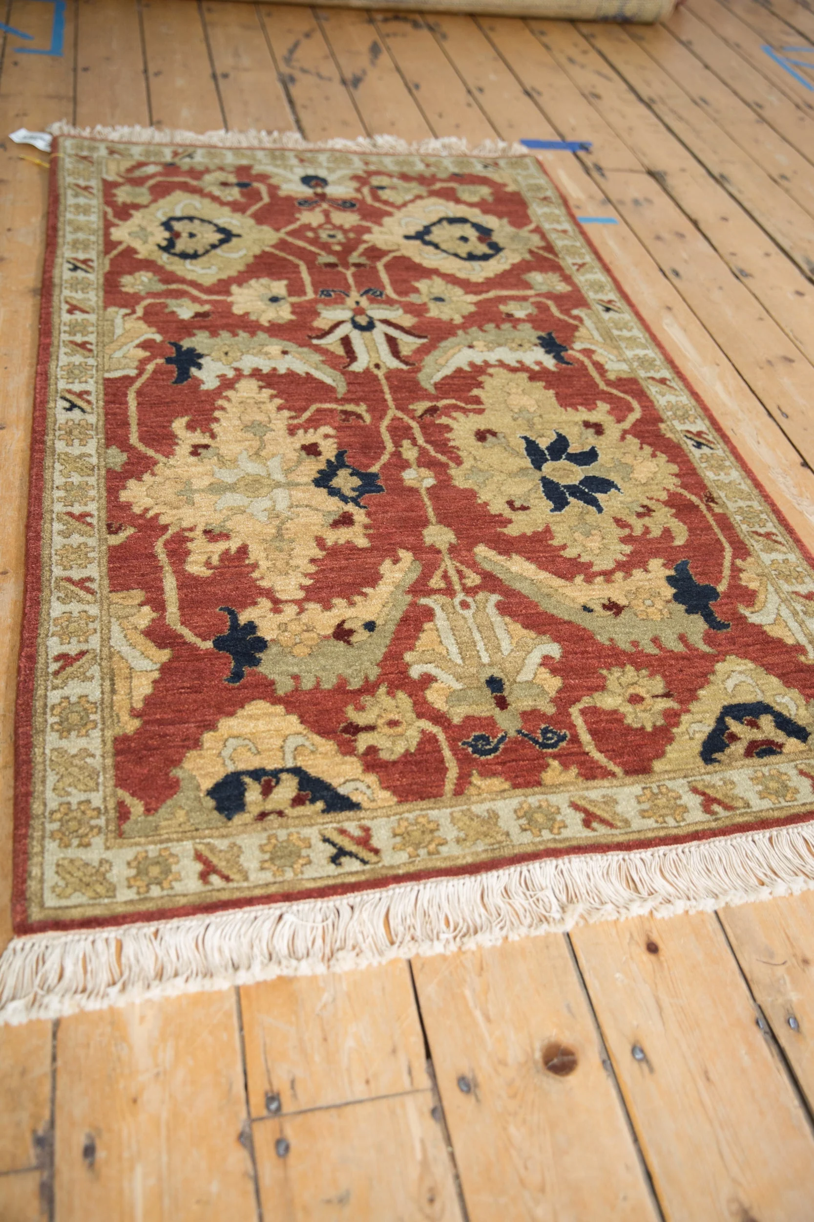 3x5 Vintage Armenian Sultanabad Design Rug - Image 4