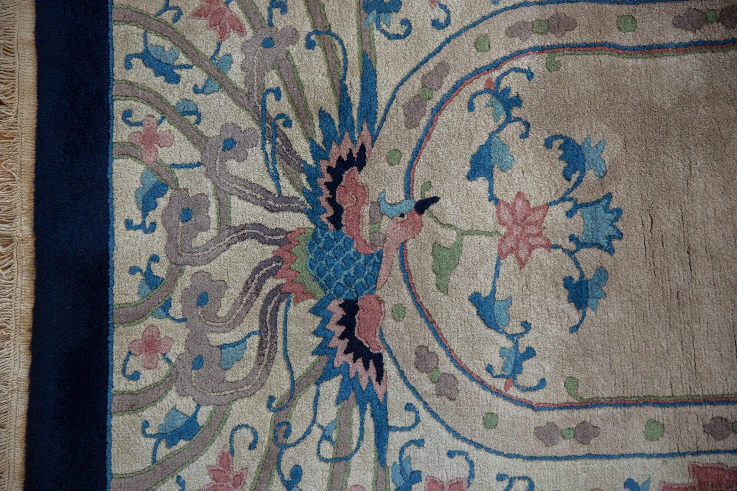 3x5 Vintage Art Deco Rug - Image 3