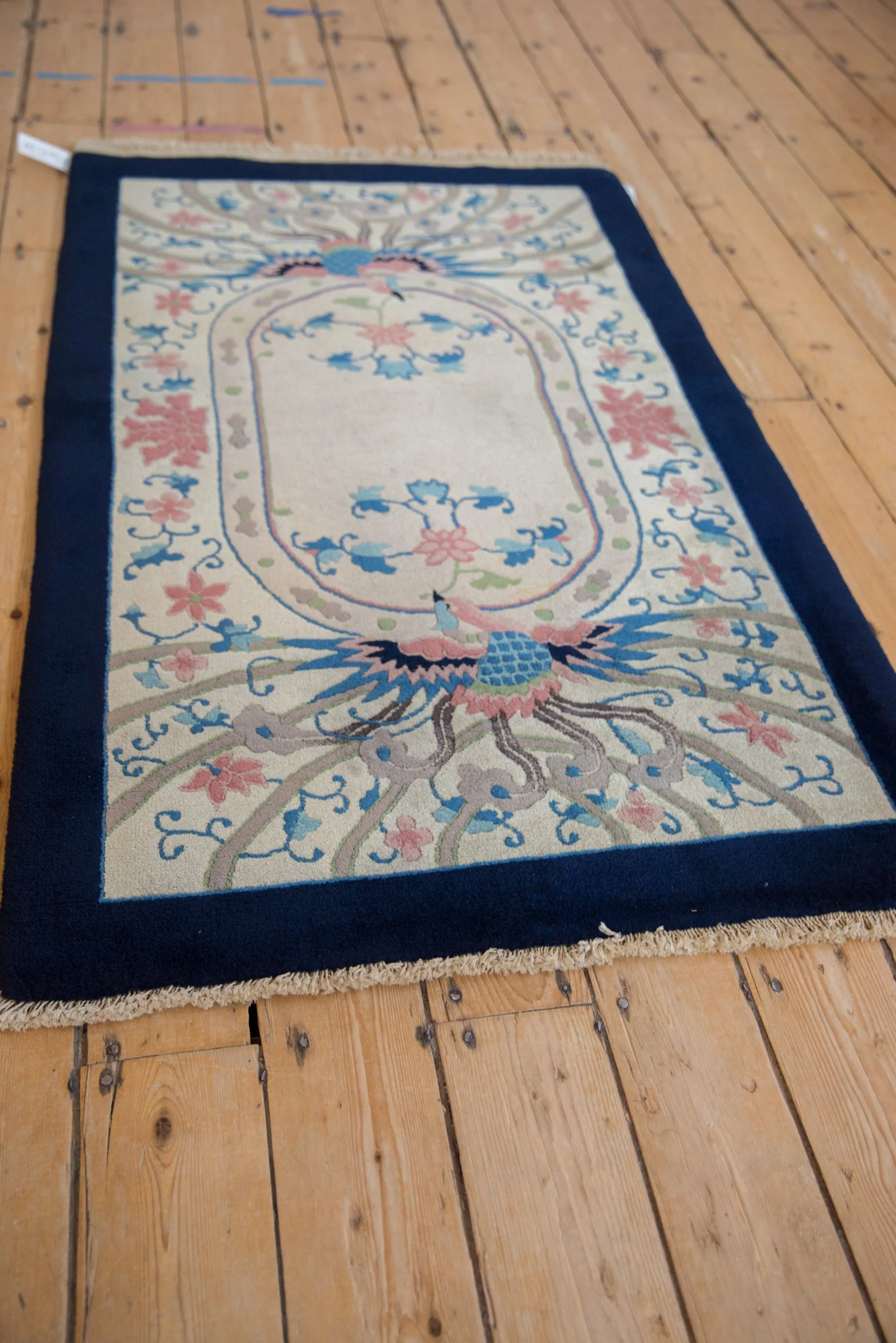 3x5 Vintage Art Deco Rug - Image 5