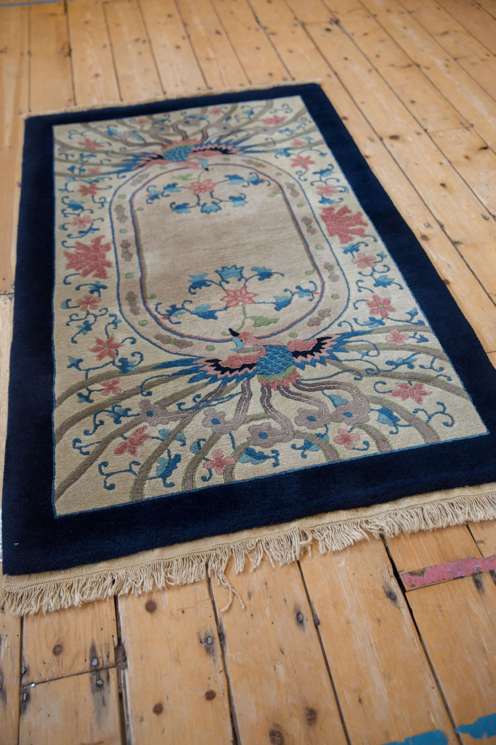 3x5 Vintage Art Deco Rug - Image 7