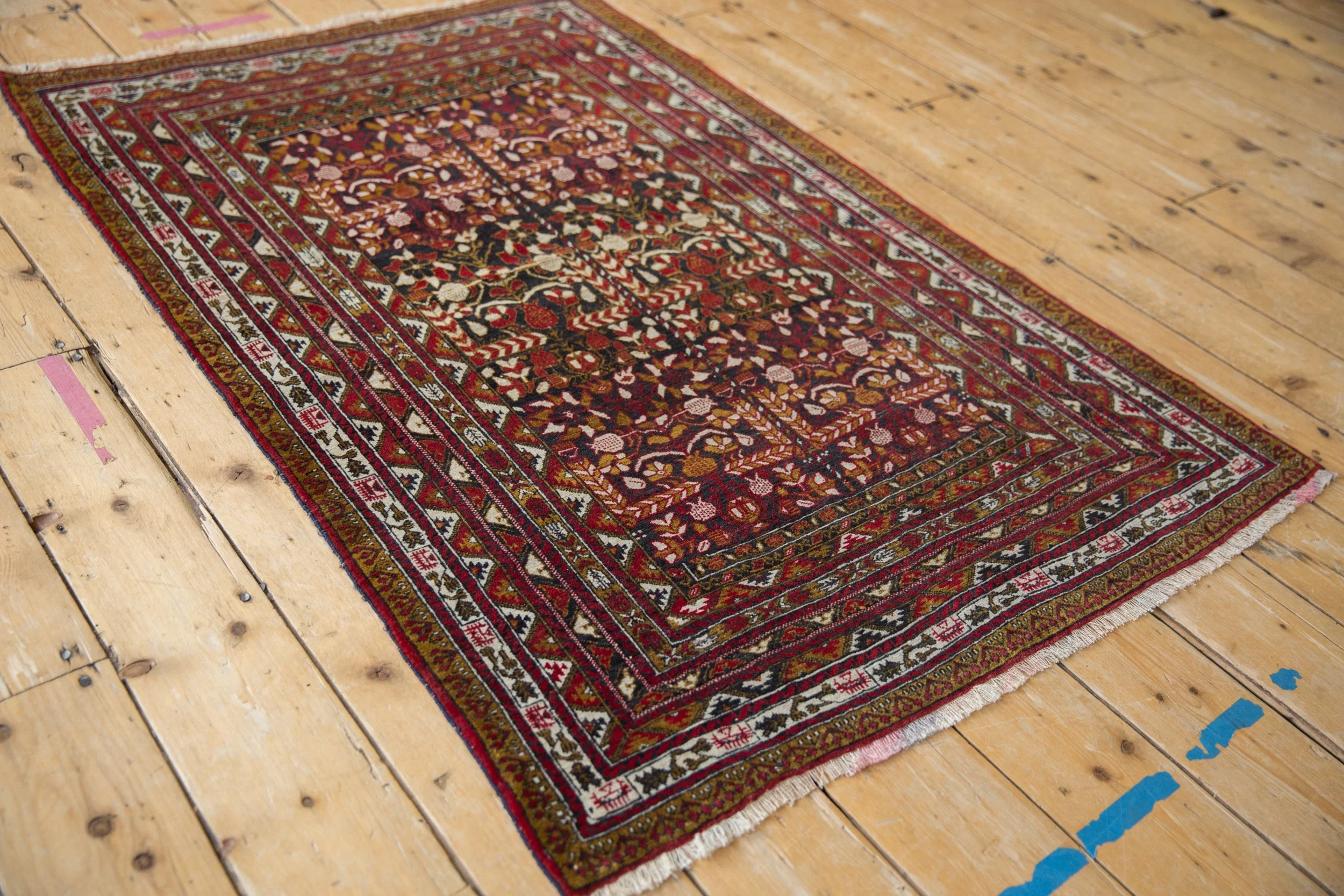 3x5 Vintage Belouch Rug - Image 6