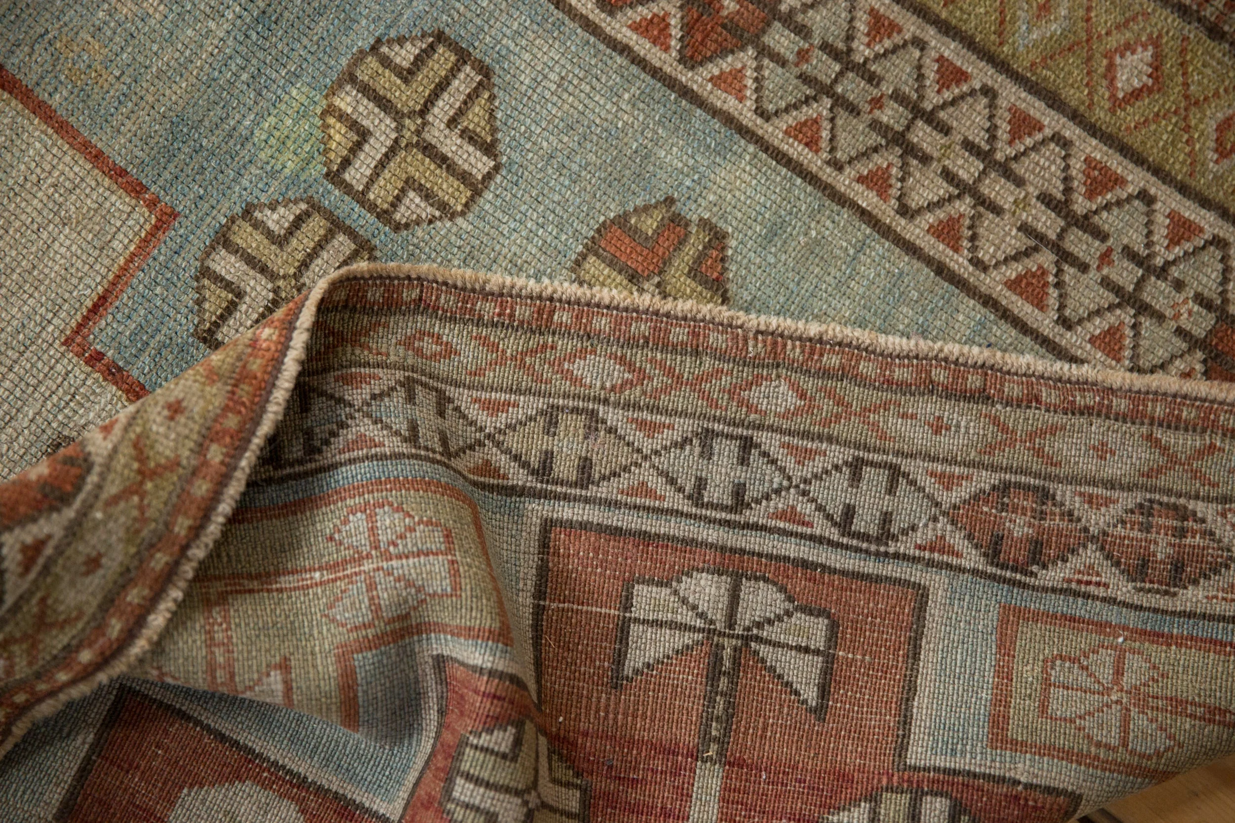 3x5 Vintage Distressed Caucasian Rug - Image 10