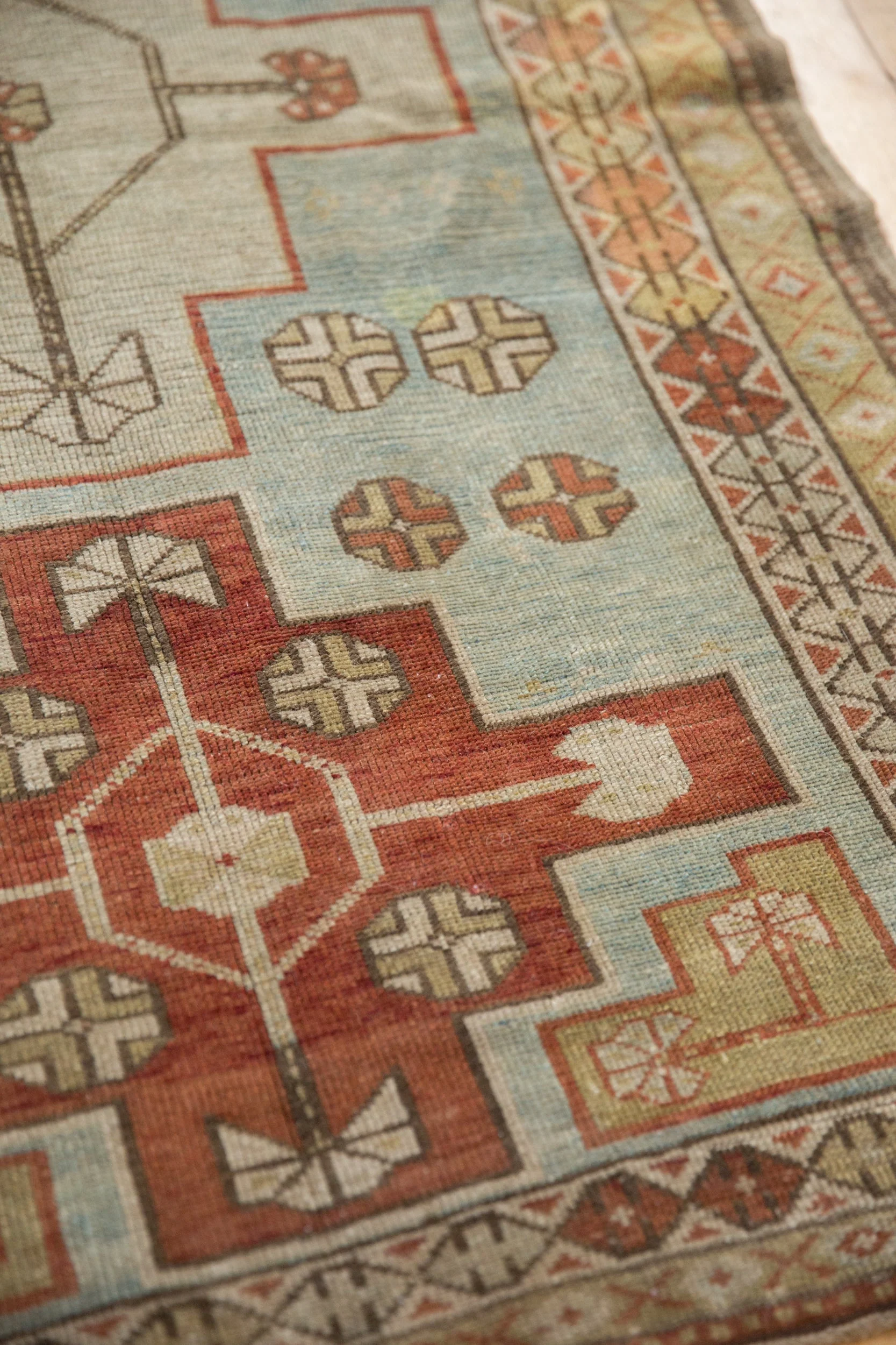 3x5 Vintage Distressed Caucasian Rug - Image 8