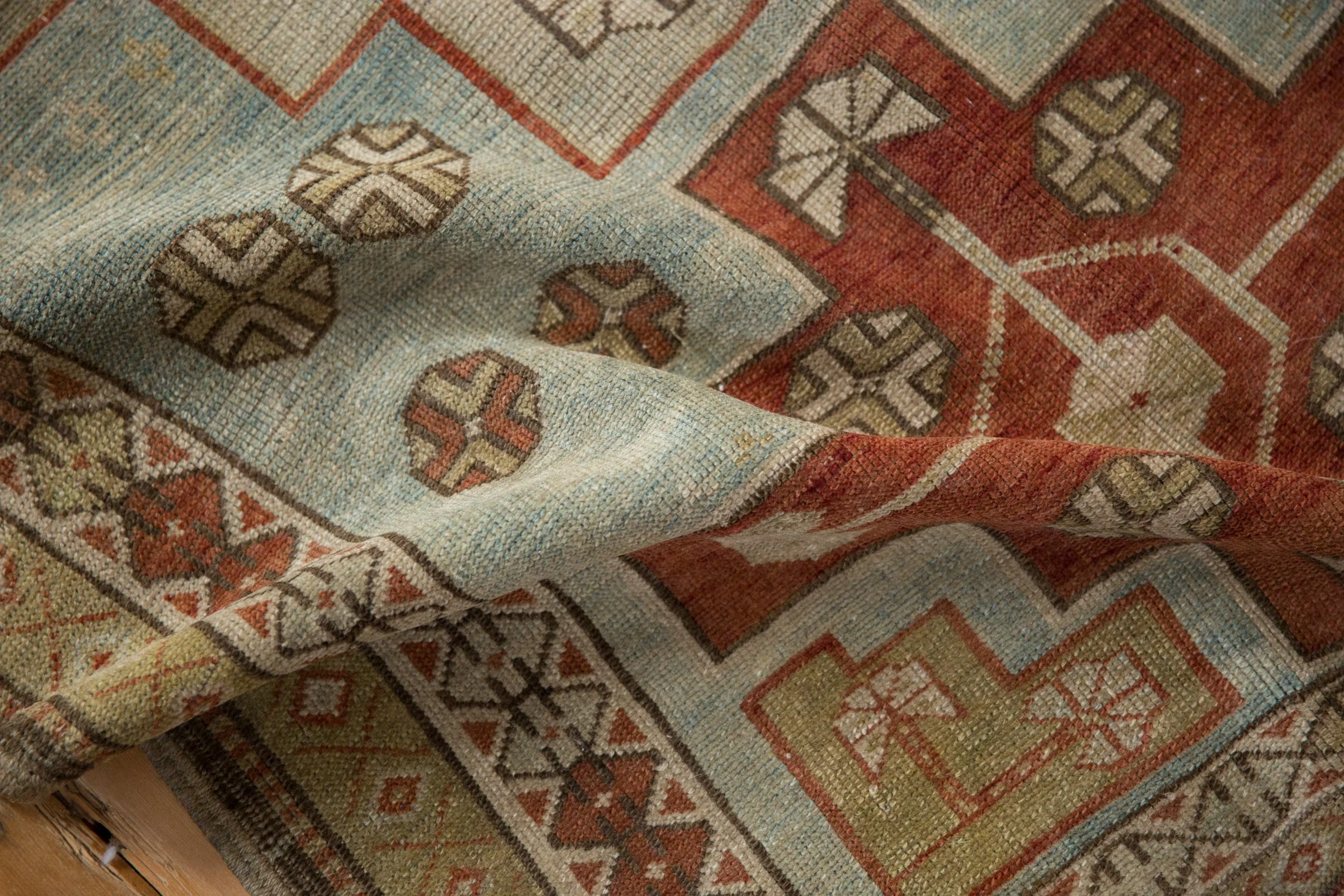 3x5 Vintage Distressed Caucasian Rug - Image 9