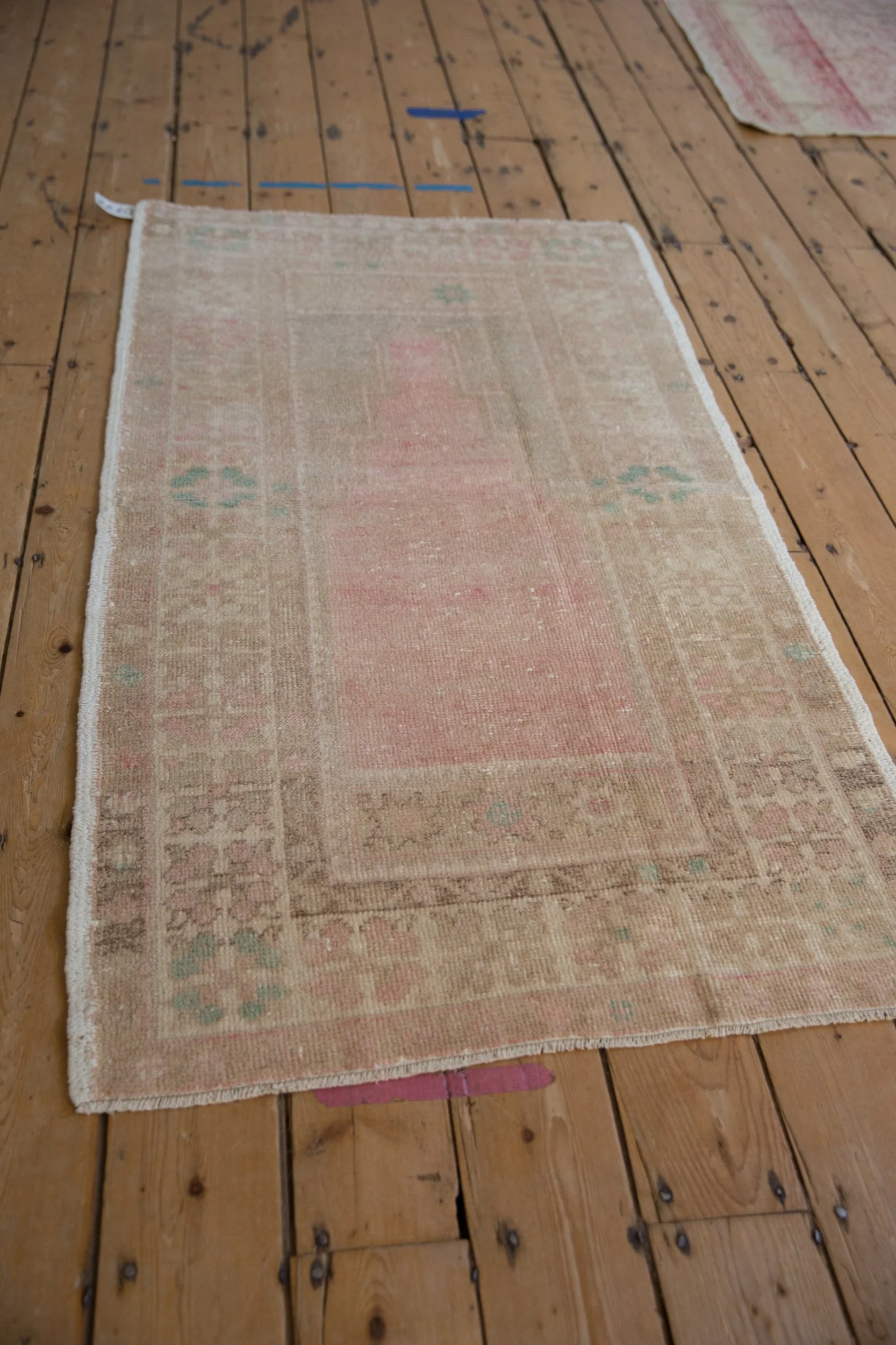 3x5 Vintage Distressed Oushak Rug - Image 3