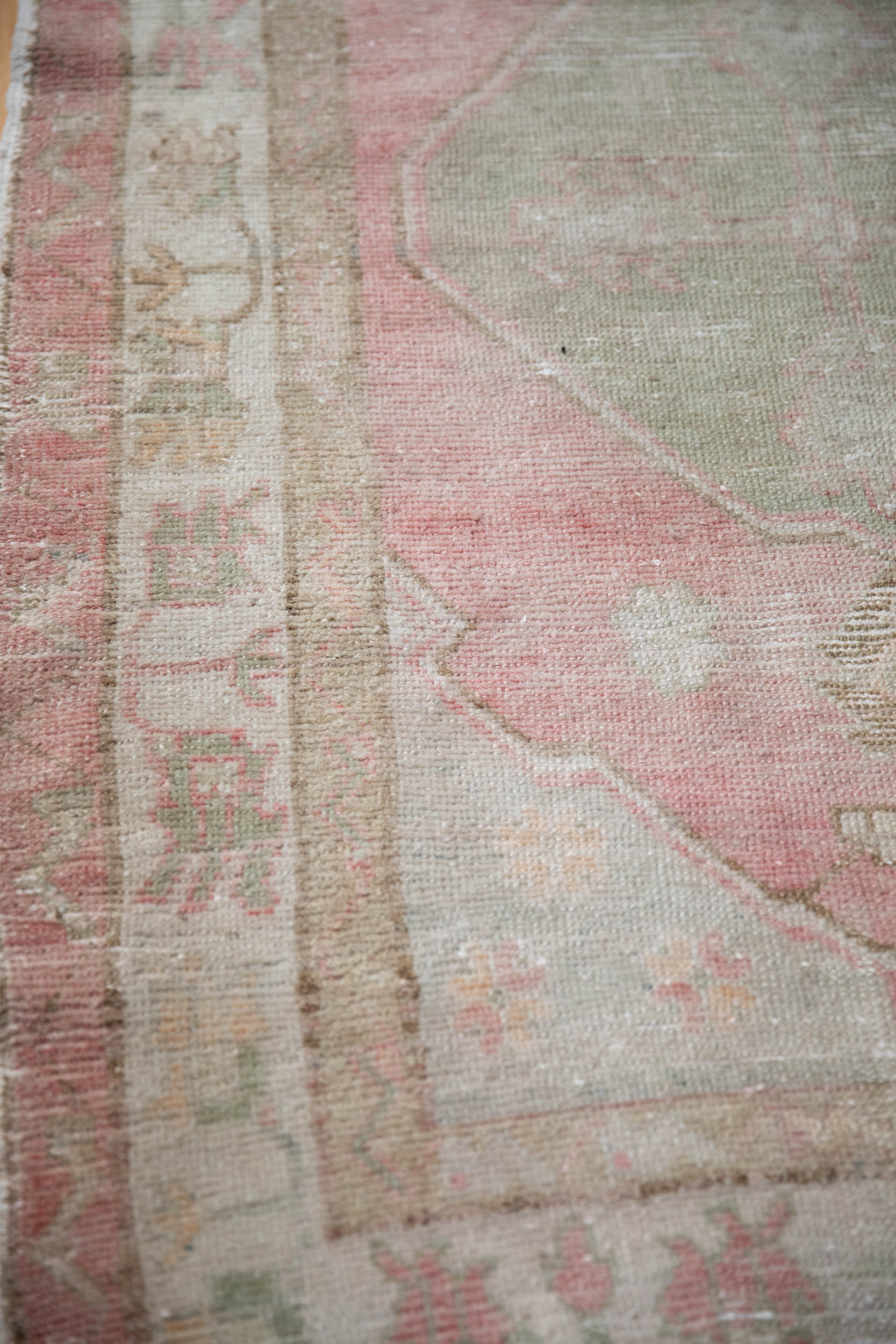 3x5 Vintage Distressed Oushak Rug - Image 6