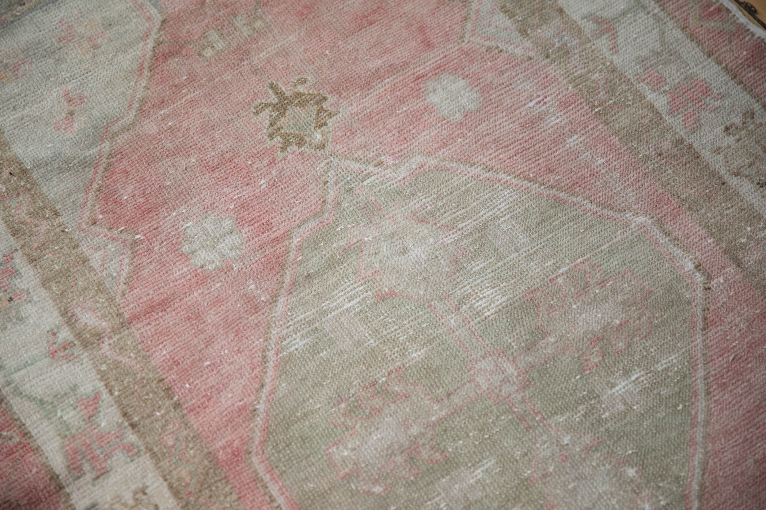 3x5 Vintage Distressed Oushak Rug - Image 7