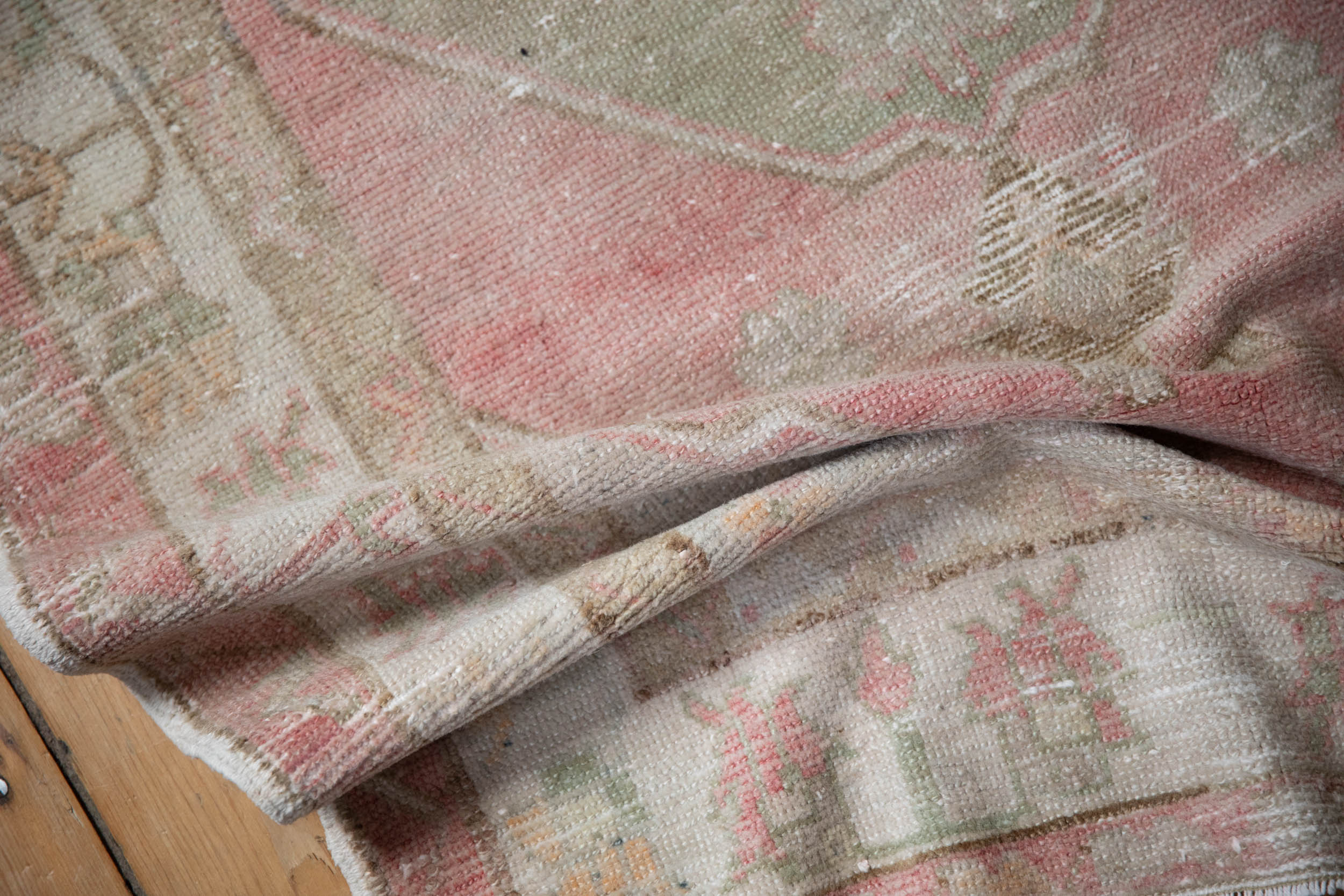 3x5 Vintage Distressed Oushak Rug - Image 8
