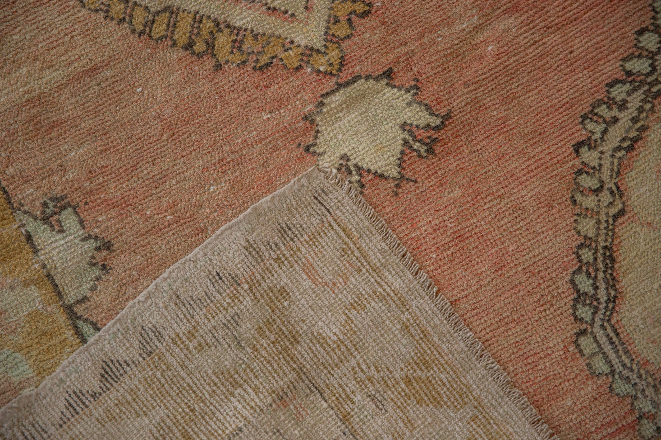 3x5 Vintage Distressed Oushak Rug - Image 12