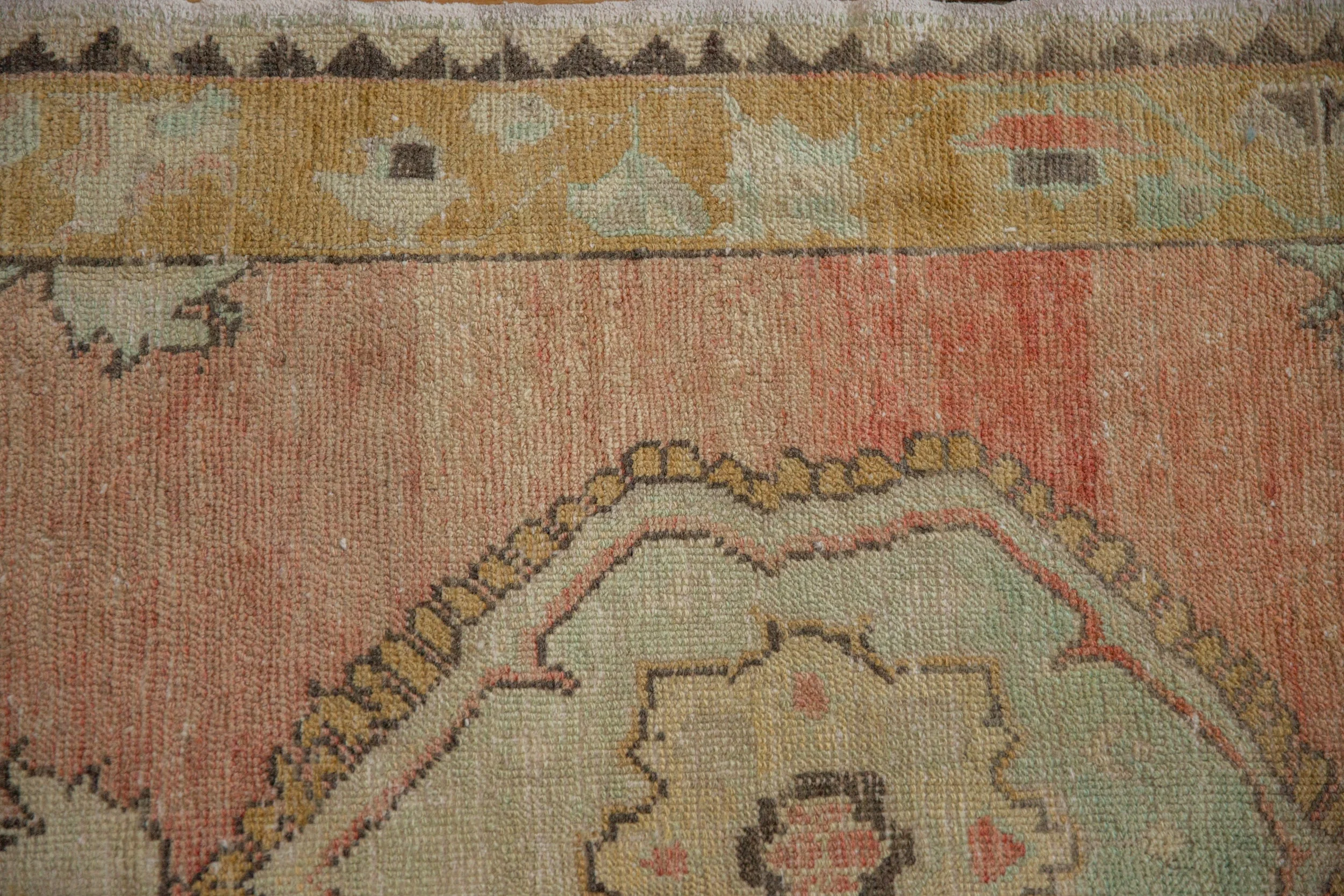 3x5 Vintage Distressed Oushak Rug - Image 3