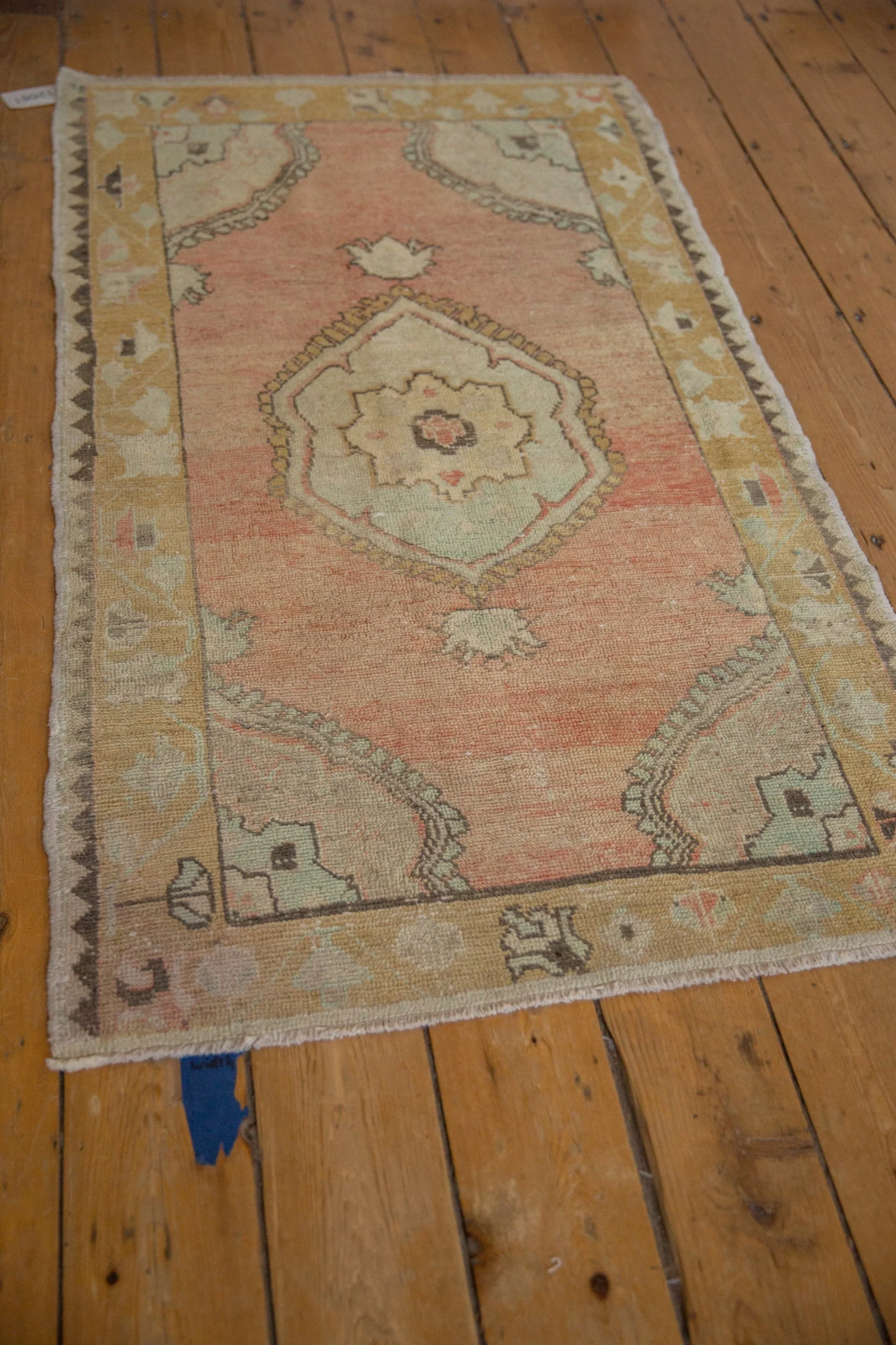 3x5 Vintage Distressed Oushak Rug - Image 5