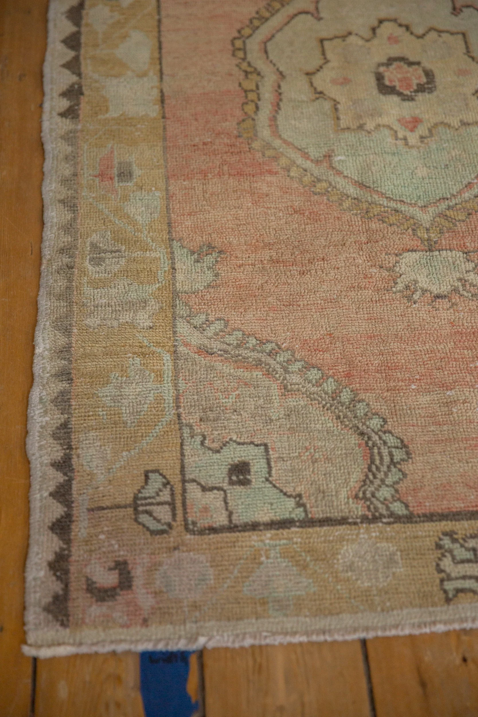 3x5 Vintage Distressed Oushak Rug - Image 6