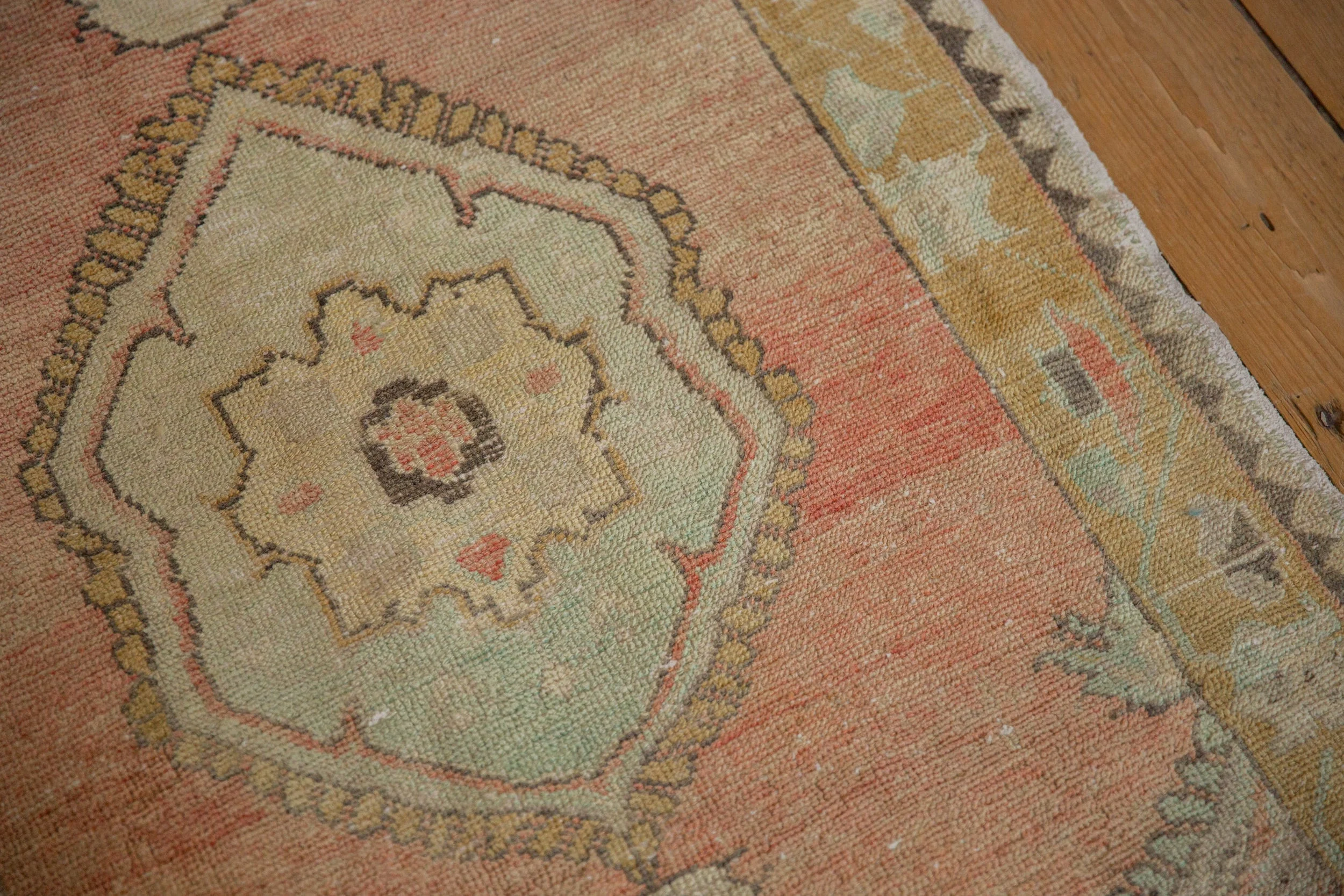 3x5 Vintage Distressed Oushak Rug - Image 7