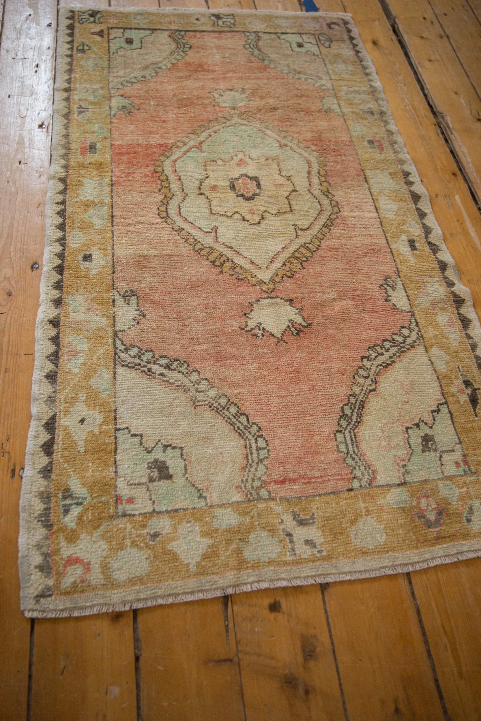 3x5 Vintage Distressed Oushak Rug - Image 8
