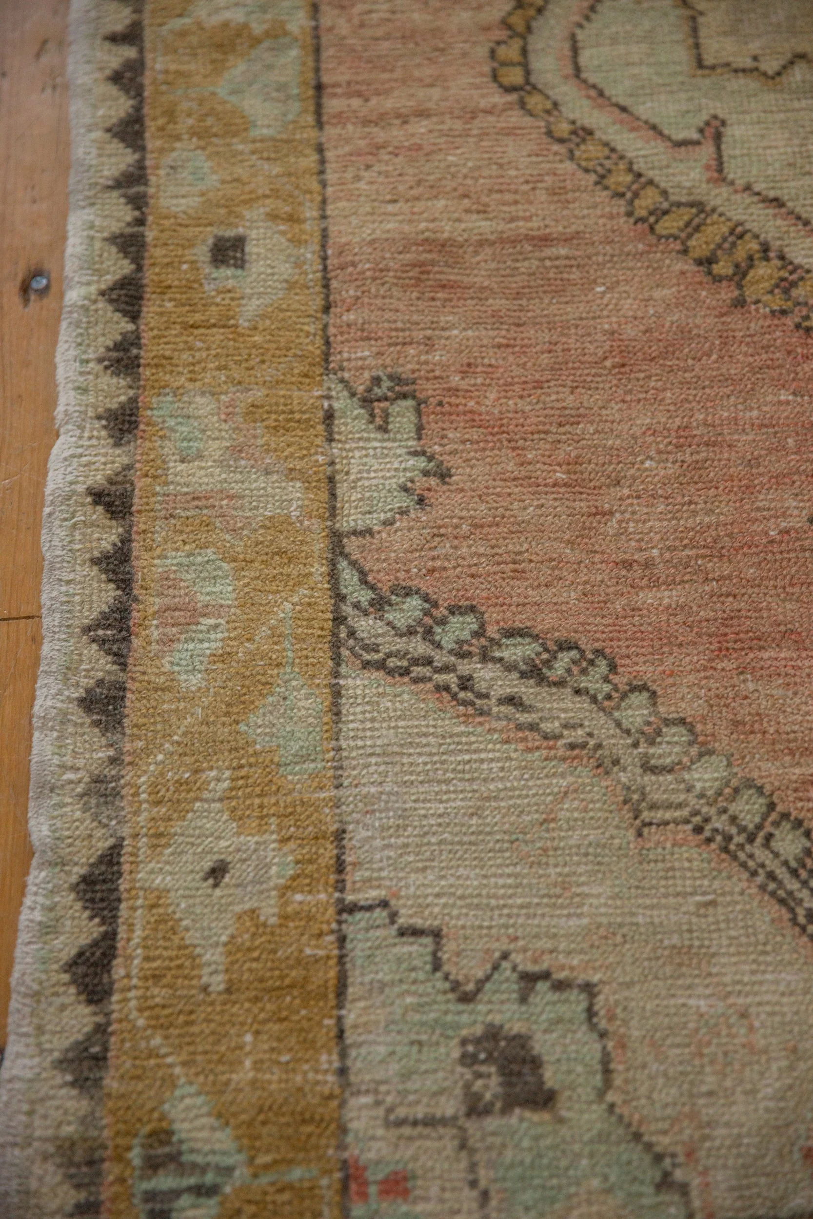 3x5 Vintage Distressed Oushak Rug - Image 9