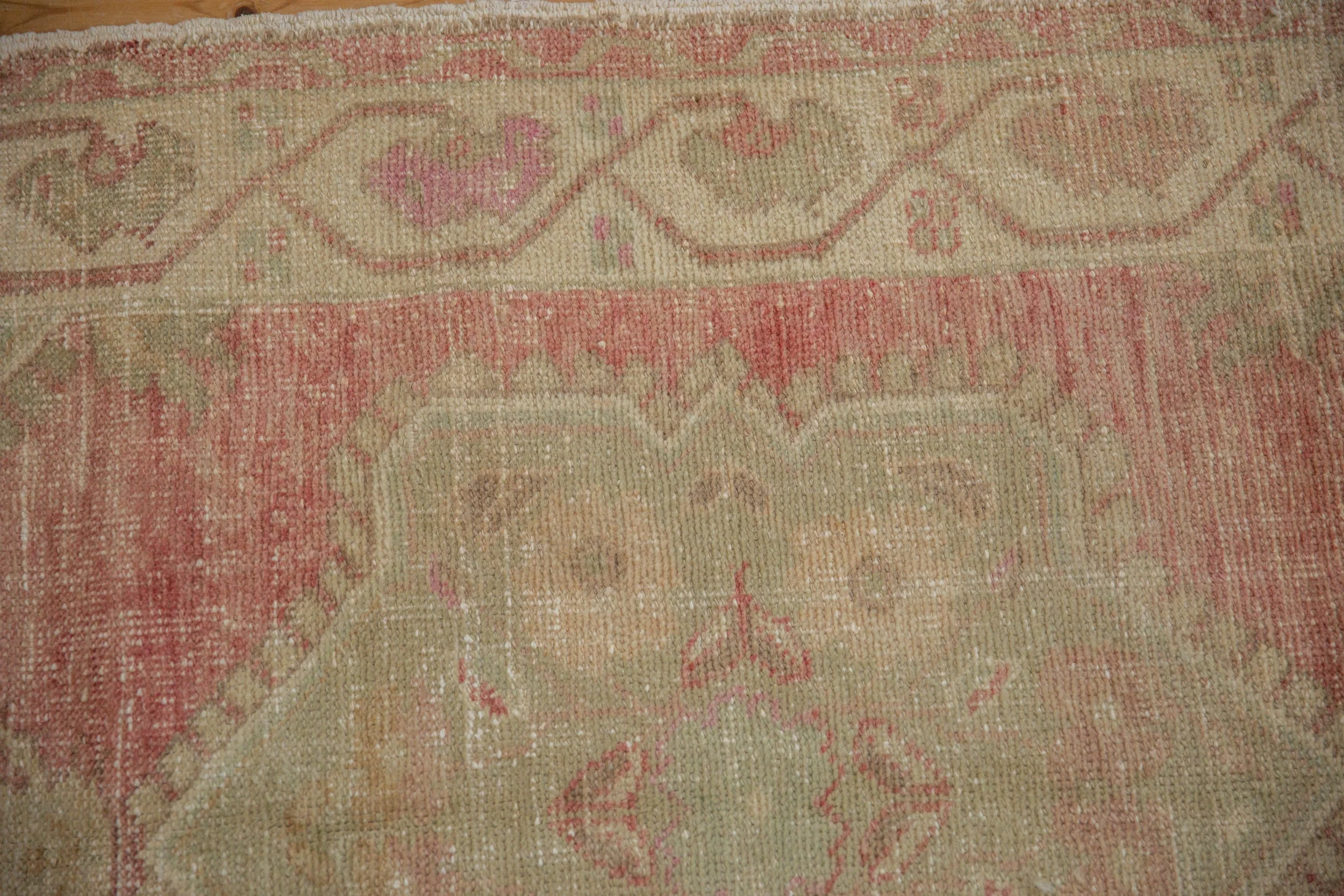 3x5 Vintage Distressed Oushak Rug - Image 3