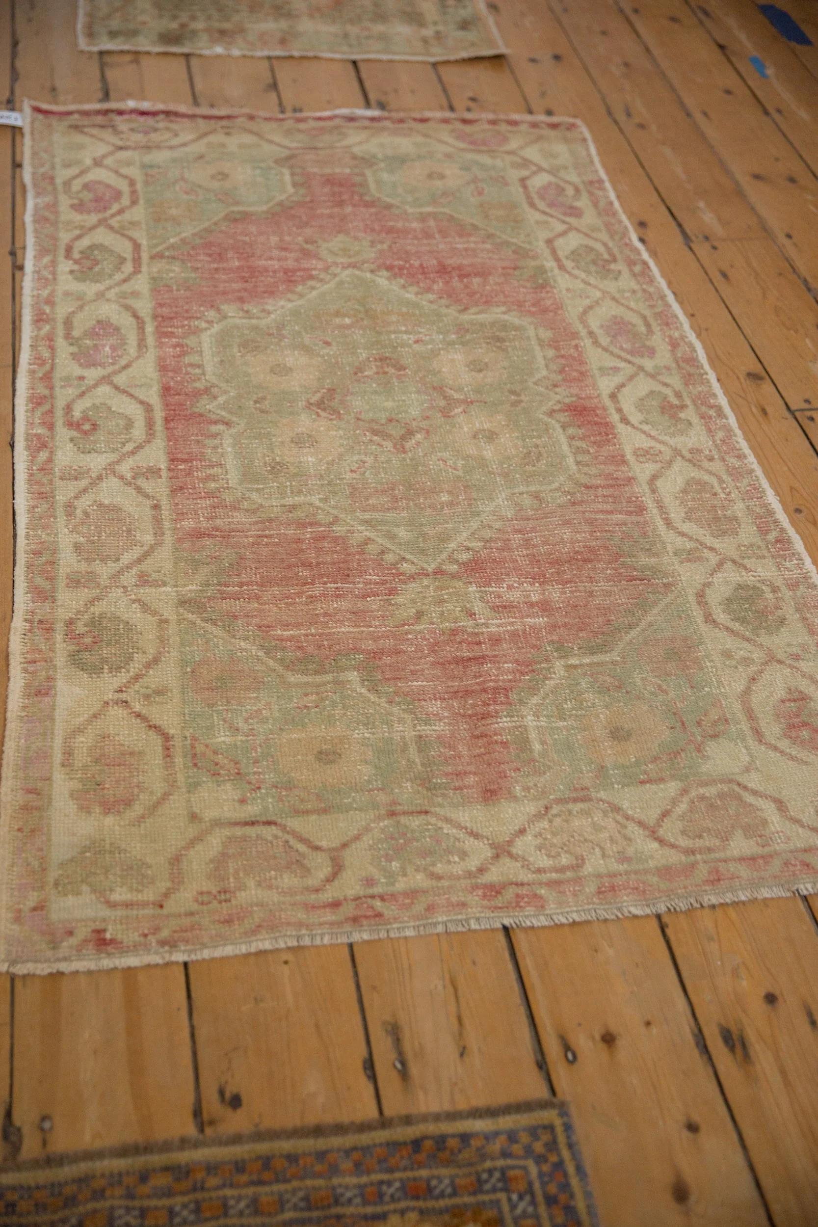 3x5 Vintage Distressed Oushak Rug - Image 4