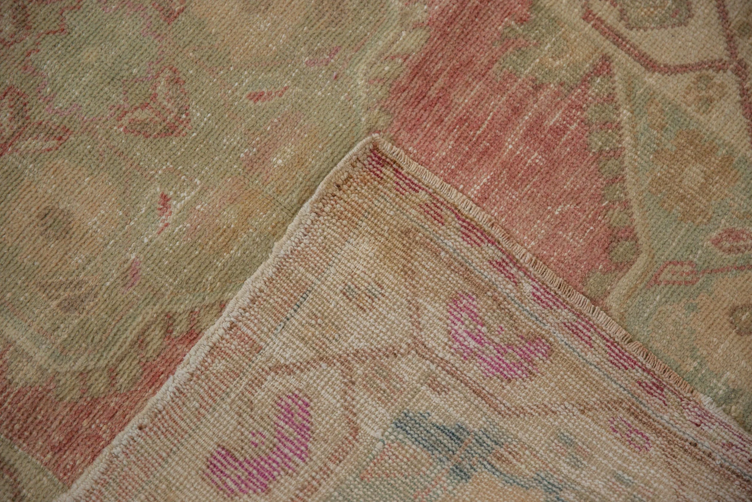 3x5 Vintage Distressed Oushak Rug - Image 8