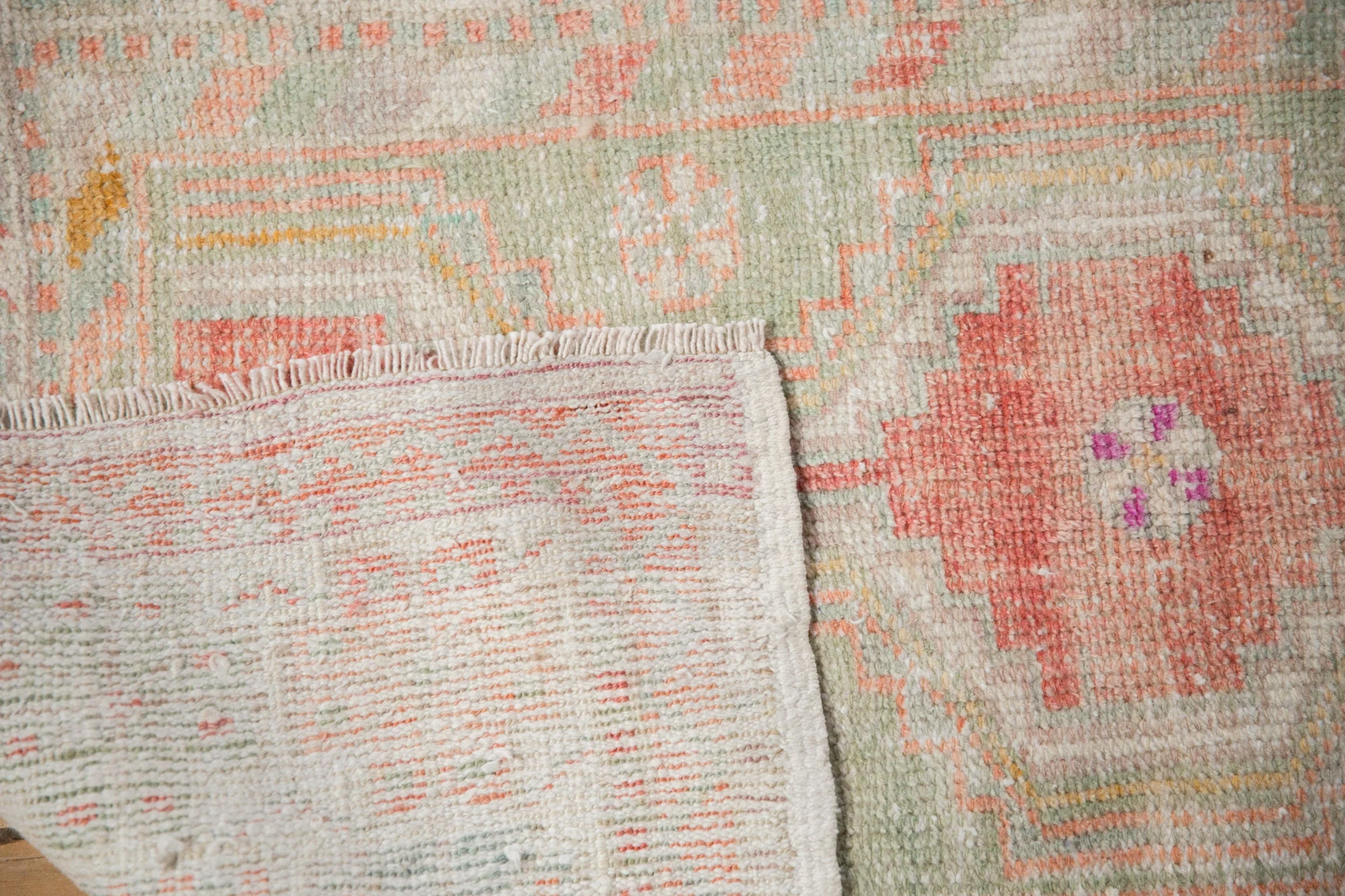 3x5 Vintage Distressed Oushak Rug - Image 10