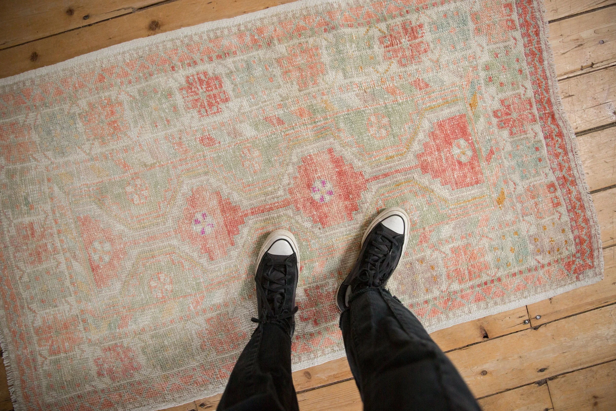 3x5 Vintage Distressed Oushak Rug - Image 2