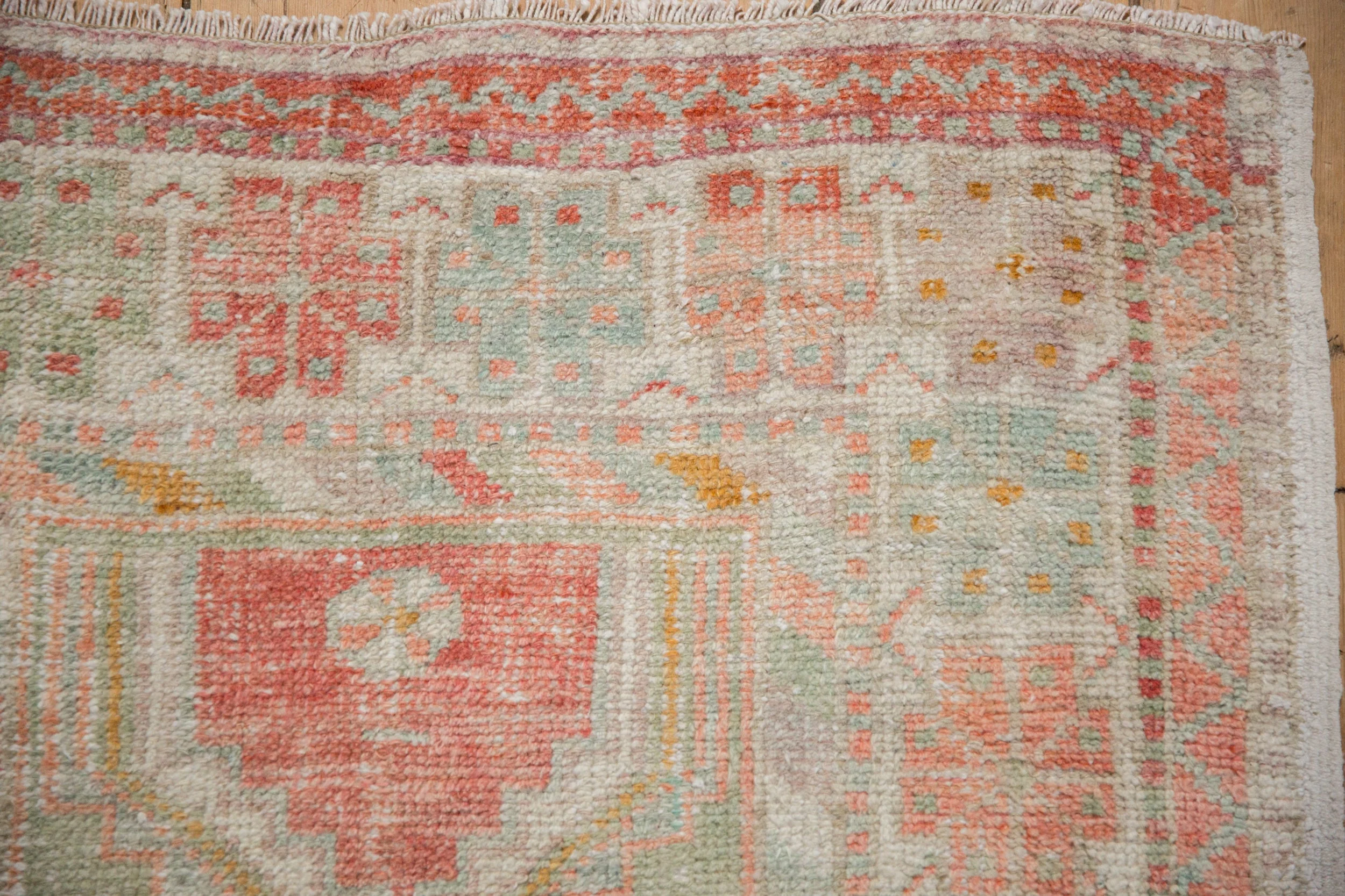 3x5 Vintage Distressed Oushak Rug - Image 3