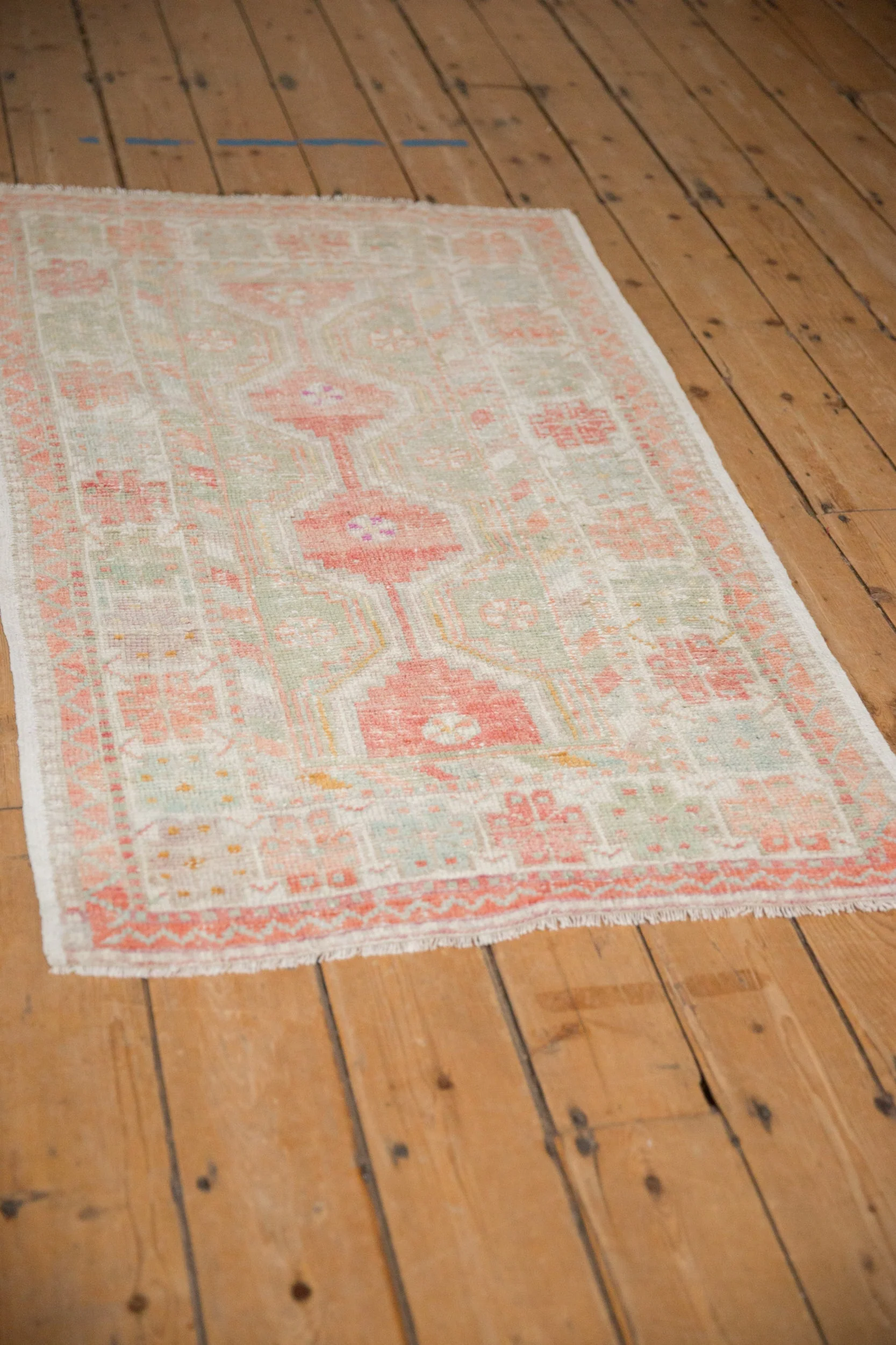 3x5 Vintage Distressed Oushak Rug - Image 4