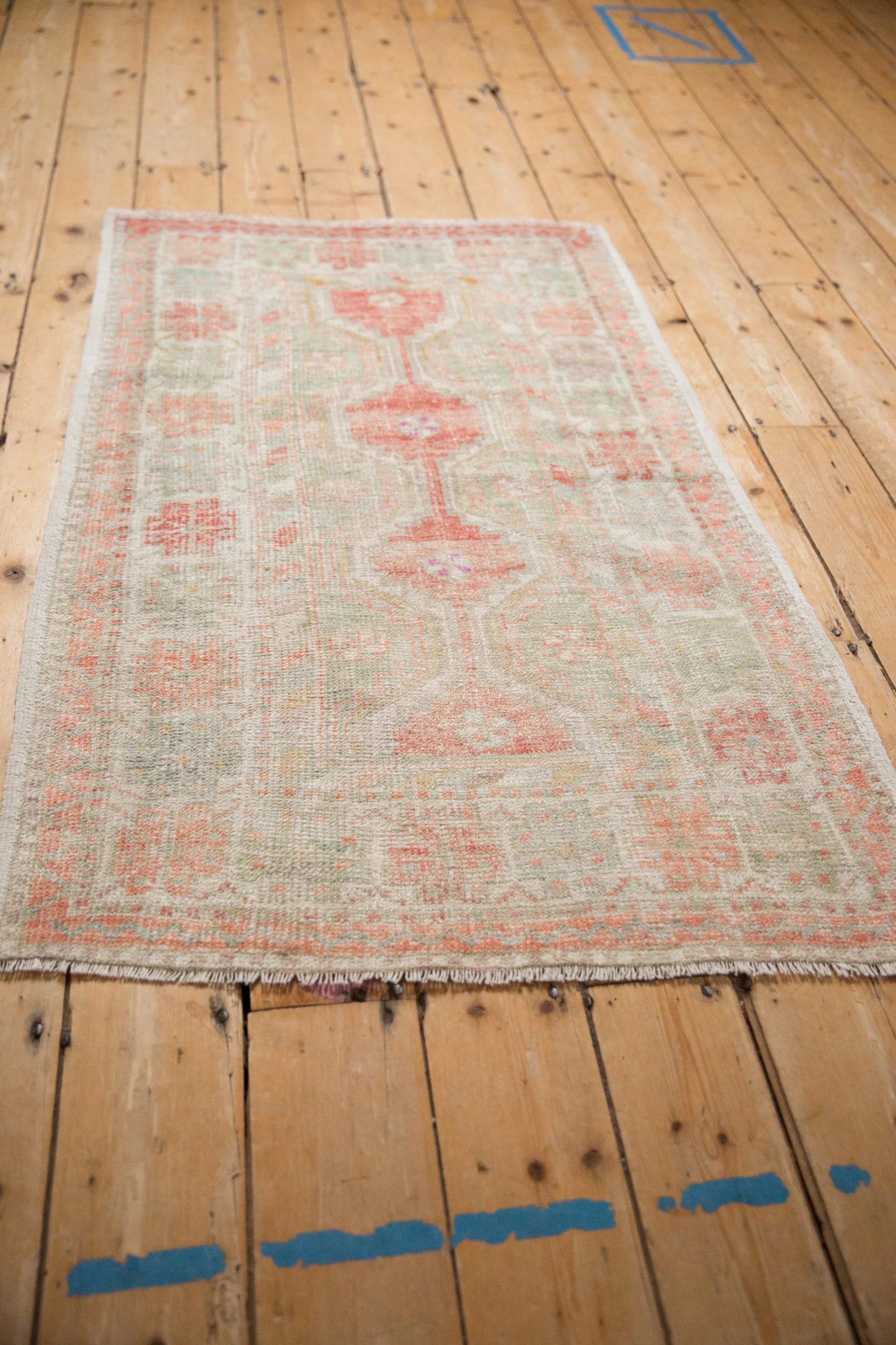 3x5 Vintage Distressed Oushak Rug - Image 5
