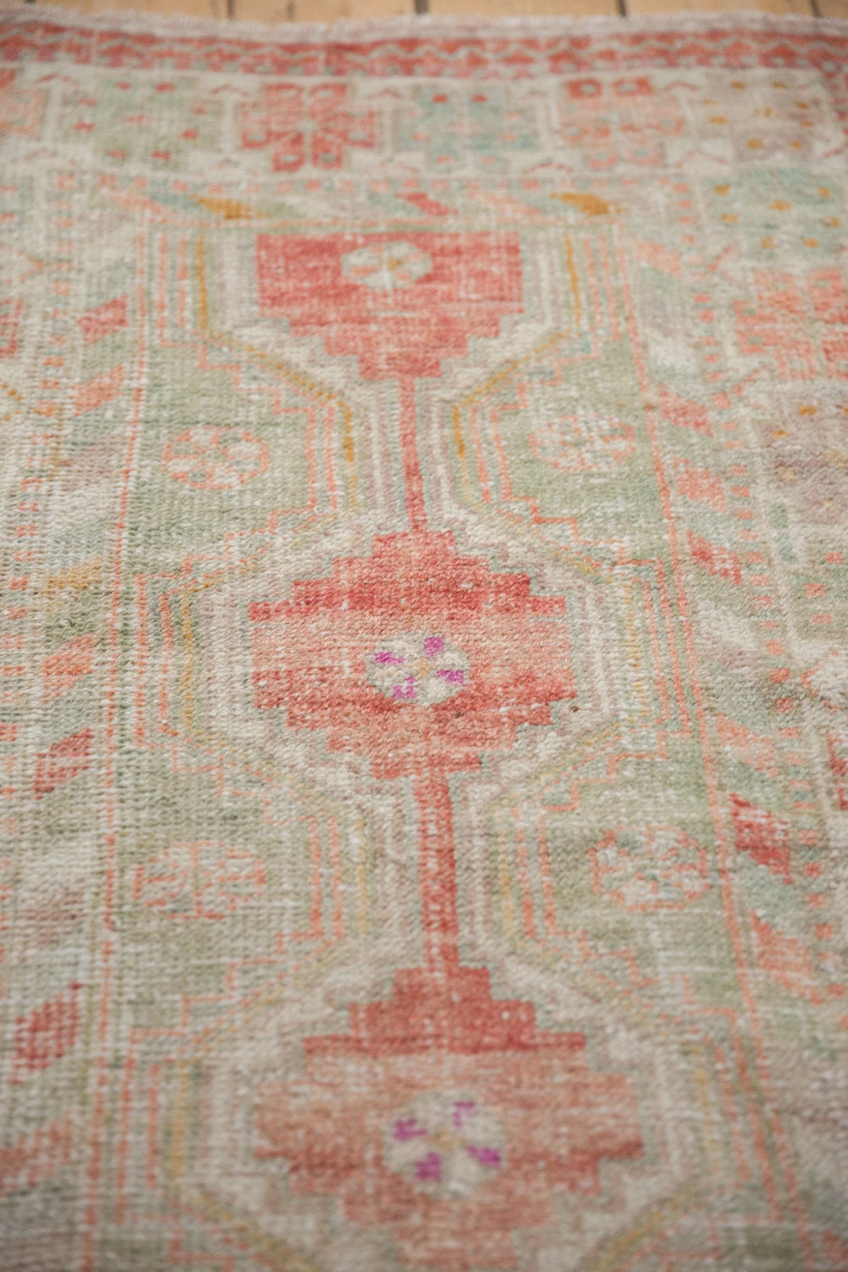 3x5 Vintage Distressed Oushak Rug - Image 6