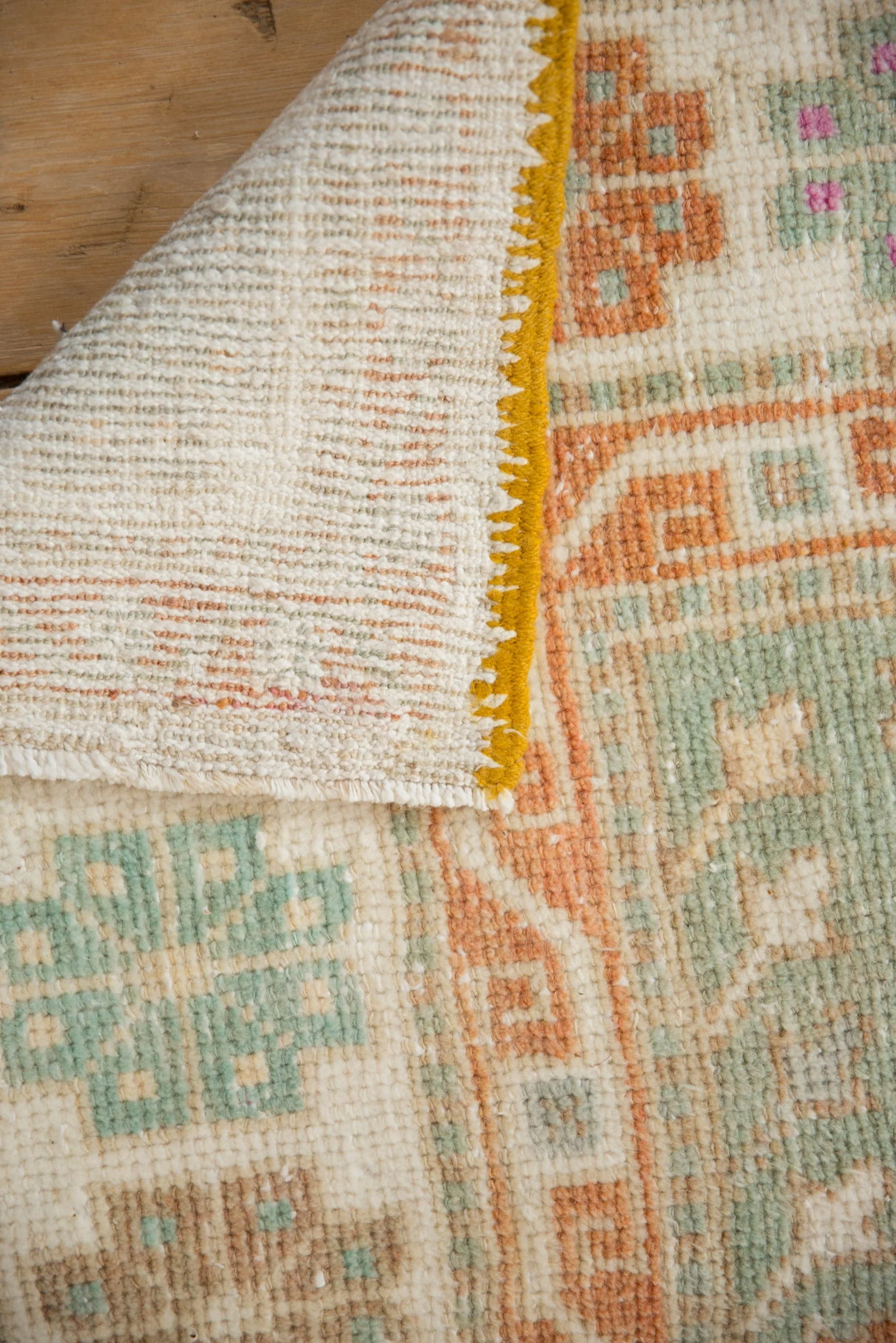 3x5 Vintage Distressed Oushak Rug - Image 10