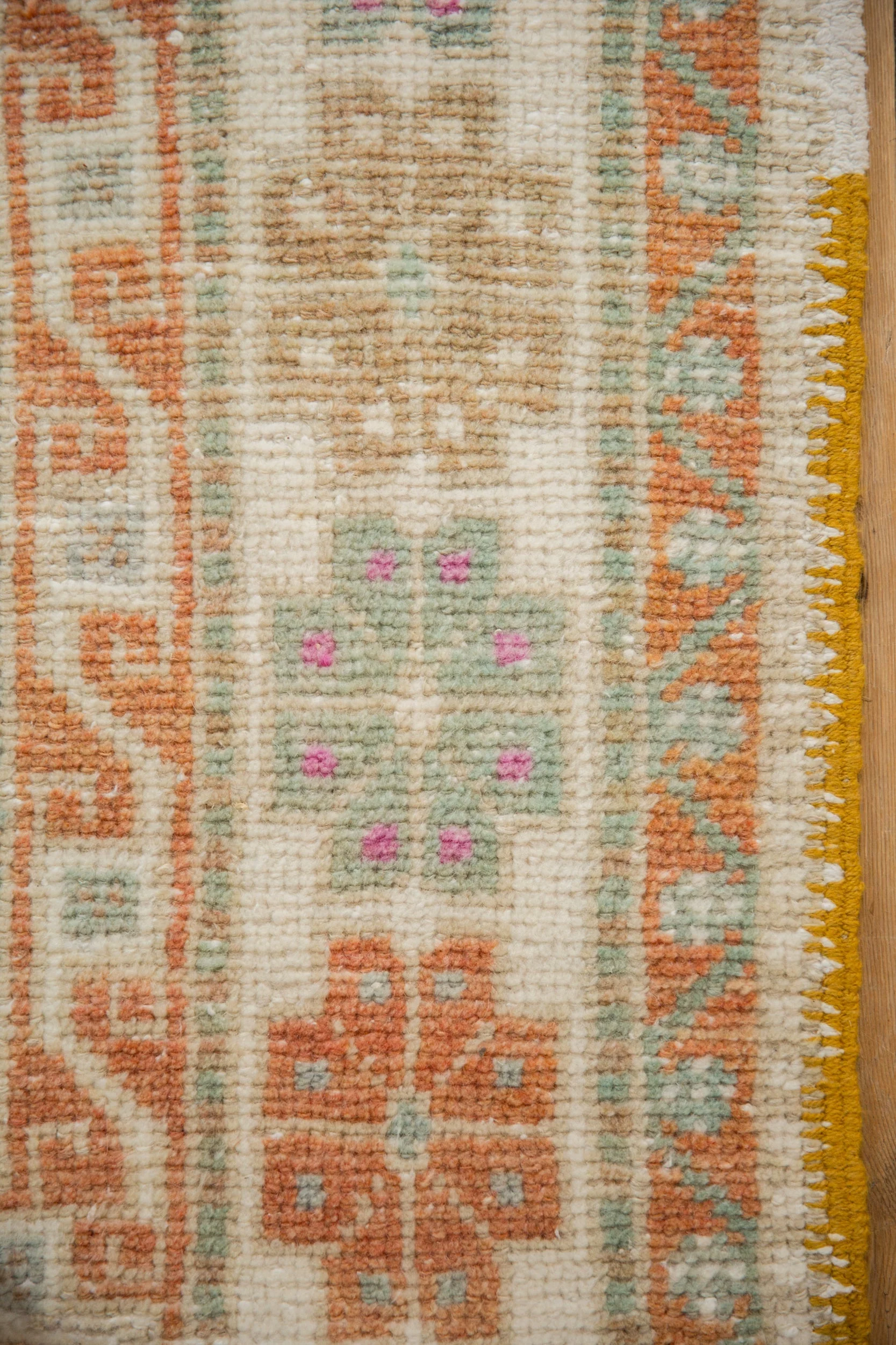 3x5 Vintage Distressed Oushak Rug - Image 11