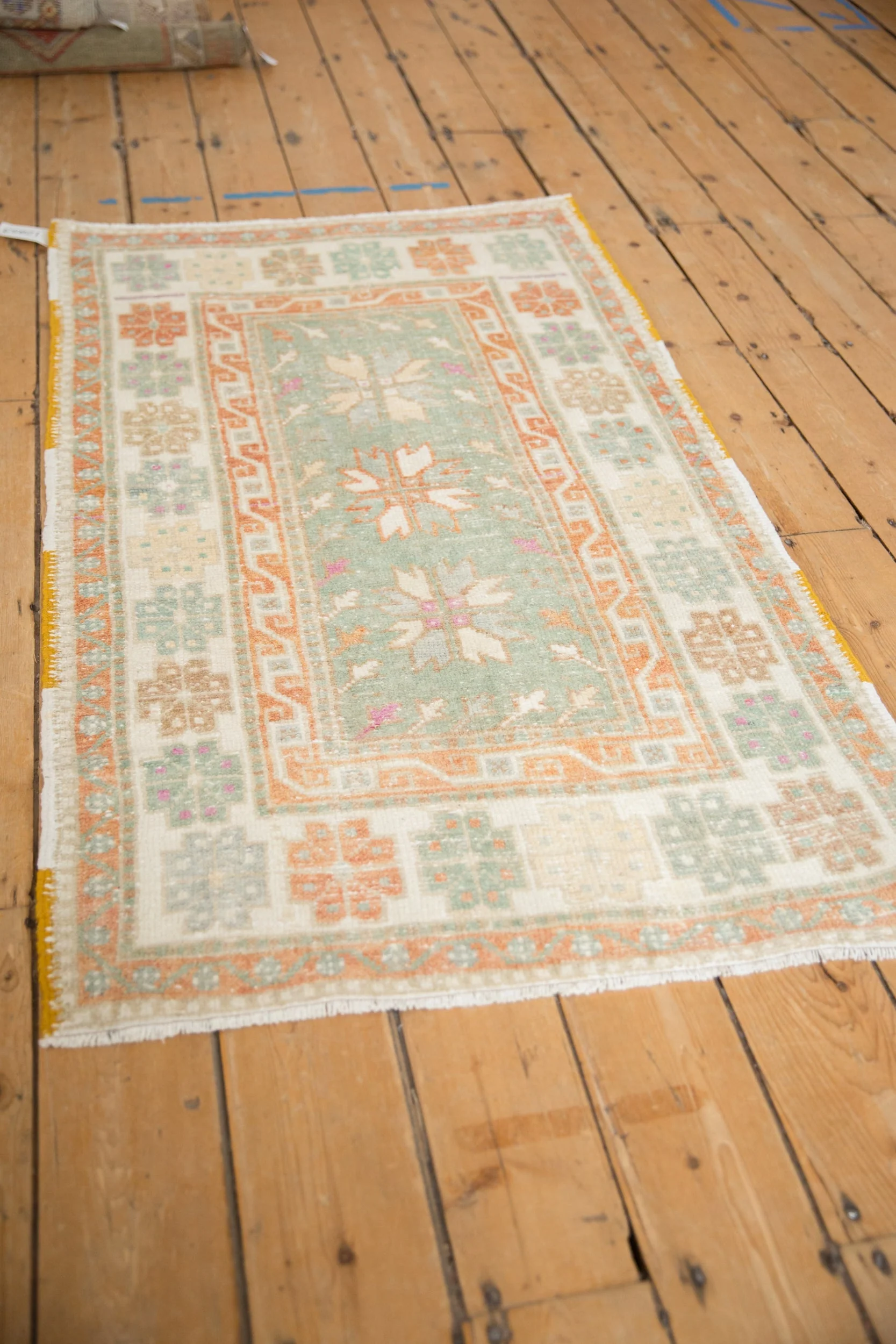 3x5 Vintage Distressed Oushak Rug - Image 4