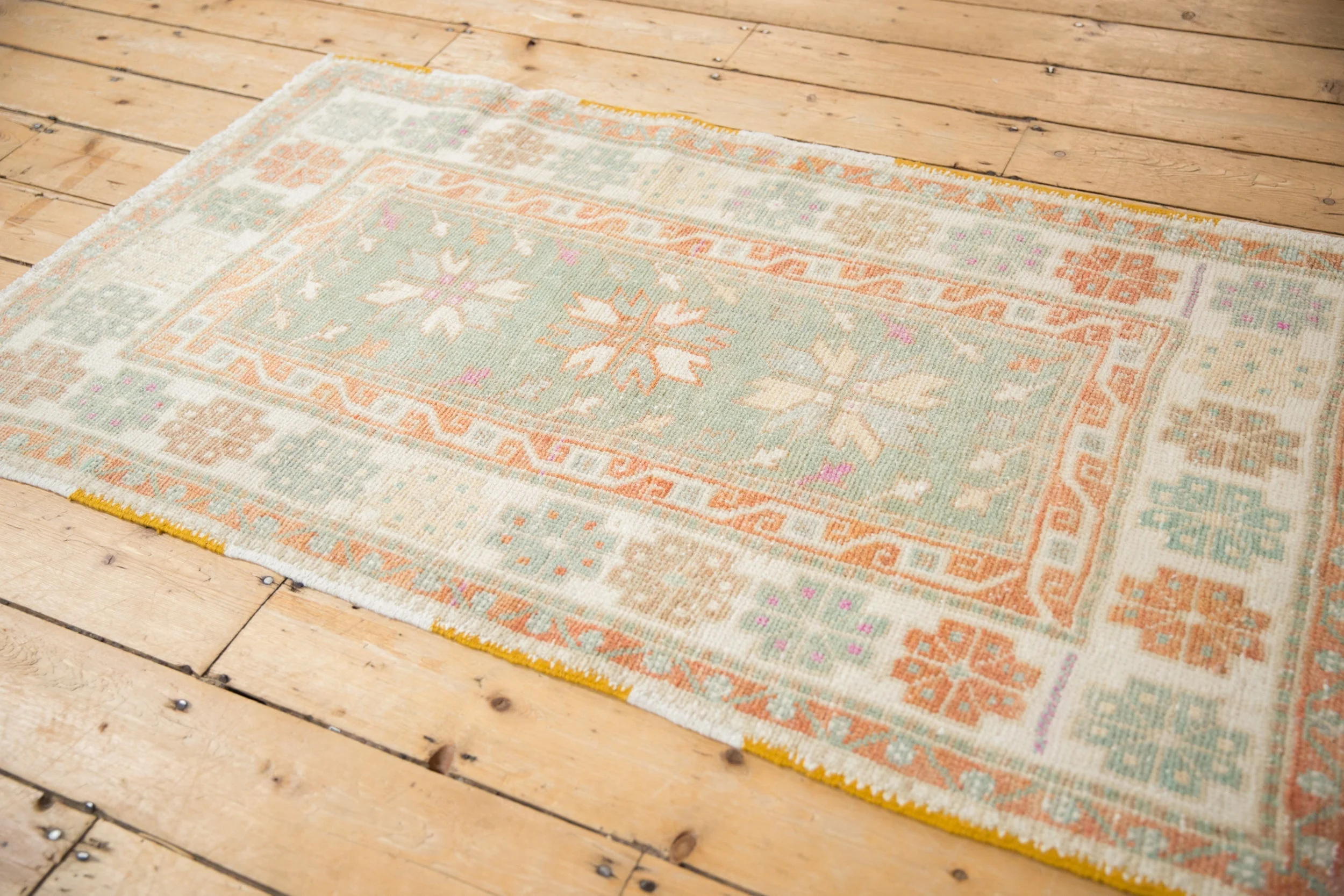 3x5 Vintage Distressed Oushak Rug - Image 6