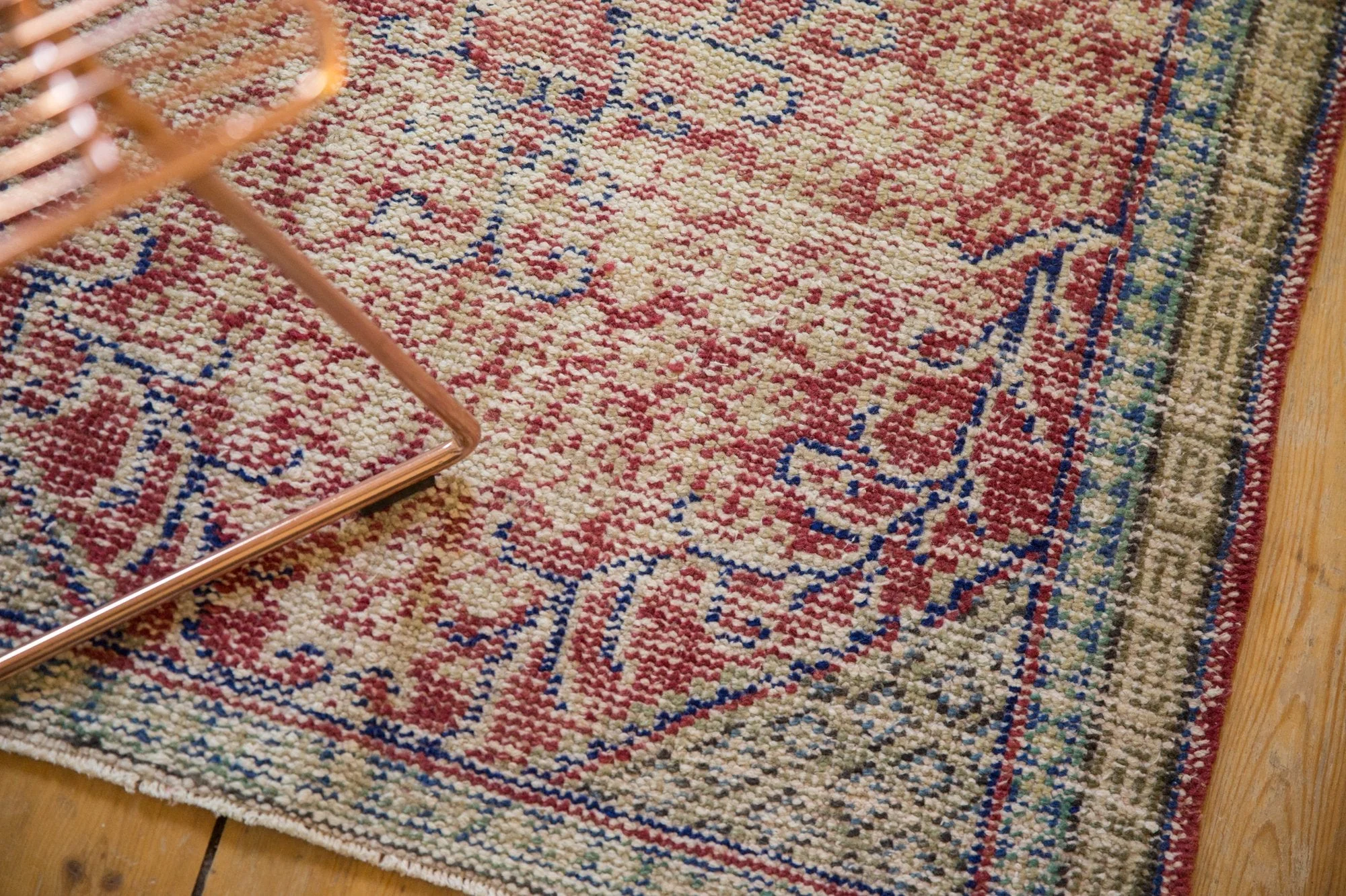 3x5 Vintage Distressed Oushak Rug - Image 5