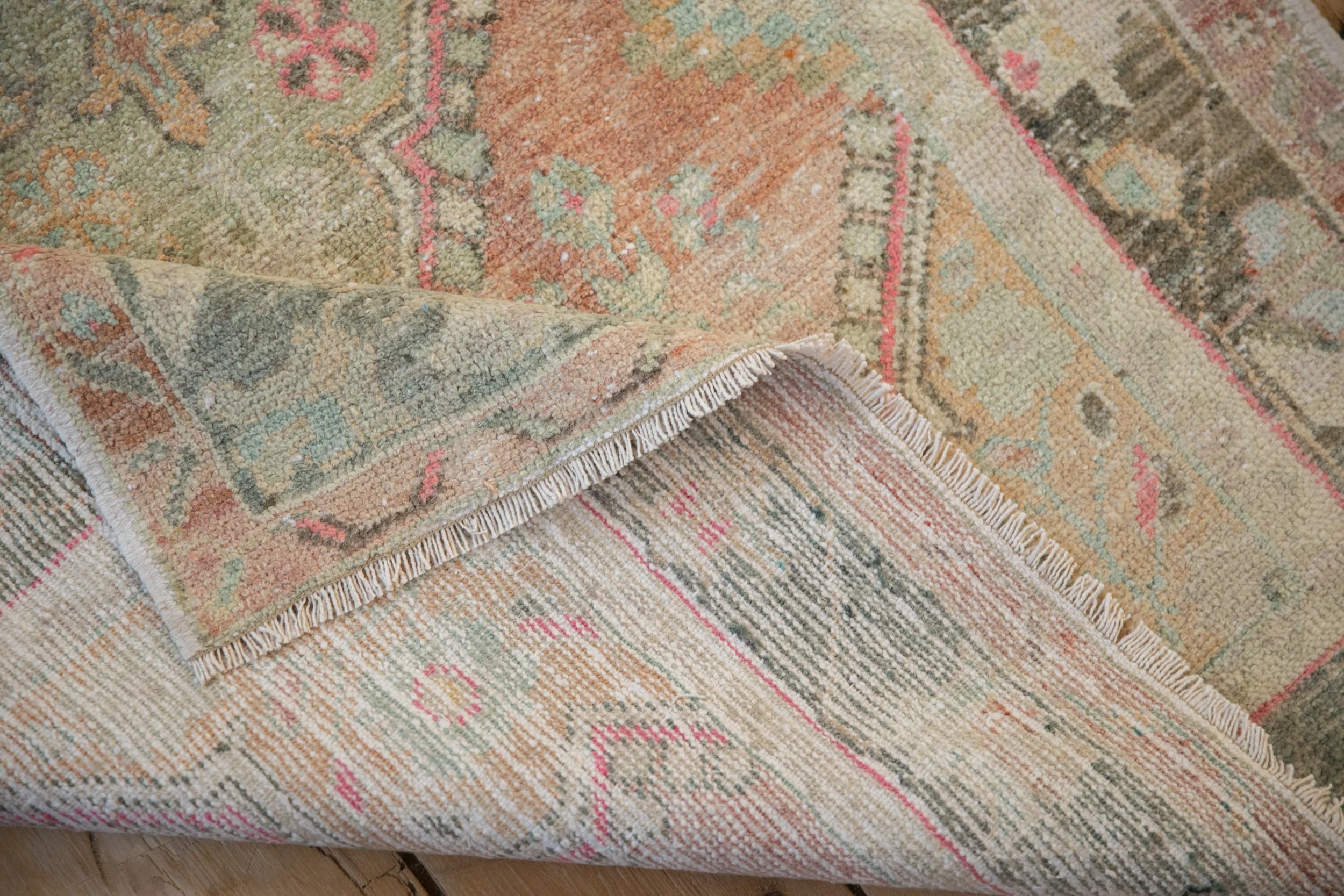 3x5 Vintage Distressed Oushak Rug - Image 12