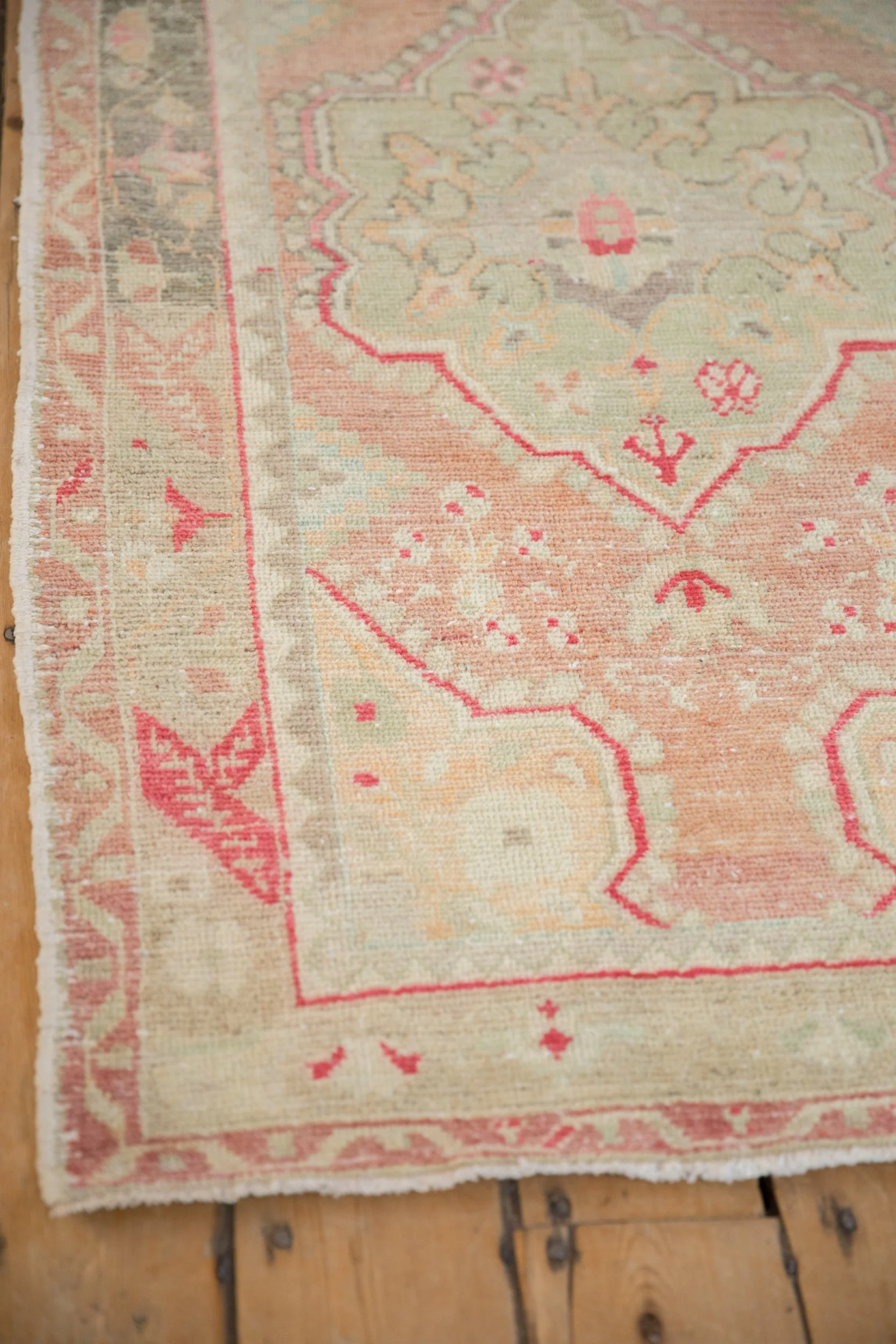 3x5 Vintage Distressed Oushak Rug - Image 5