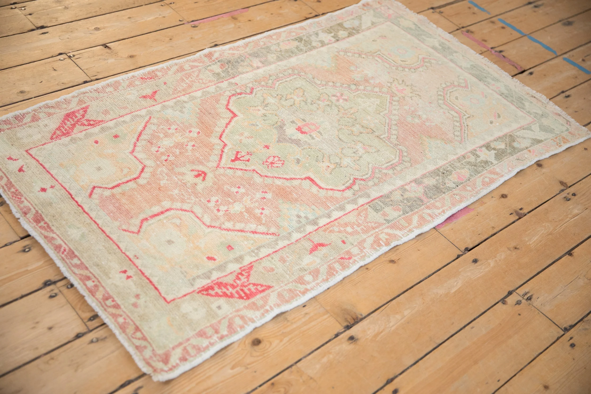 3x5 Vintage Distressed Oushak Rug - Image 6