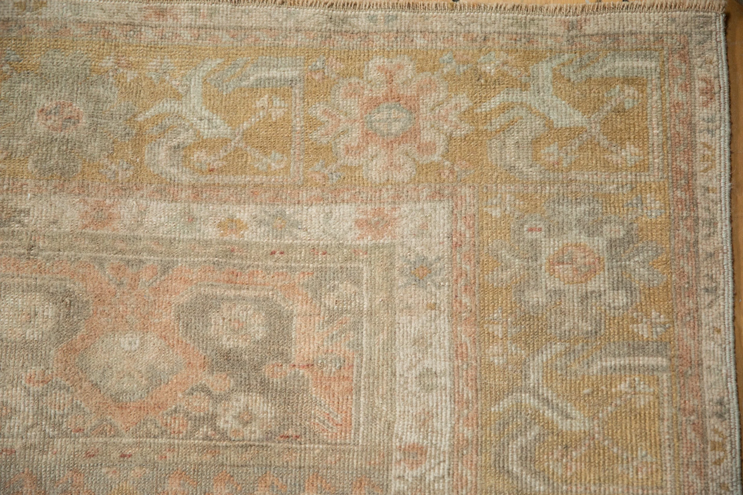 3x5 Vintage Distressed Oushak Rug - Image 3
