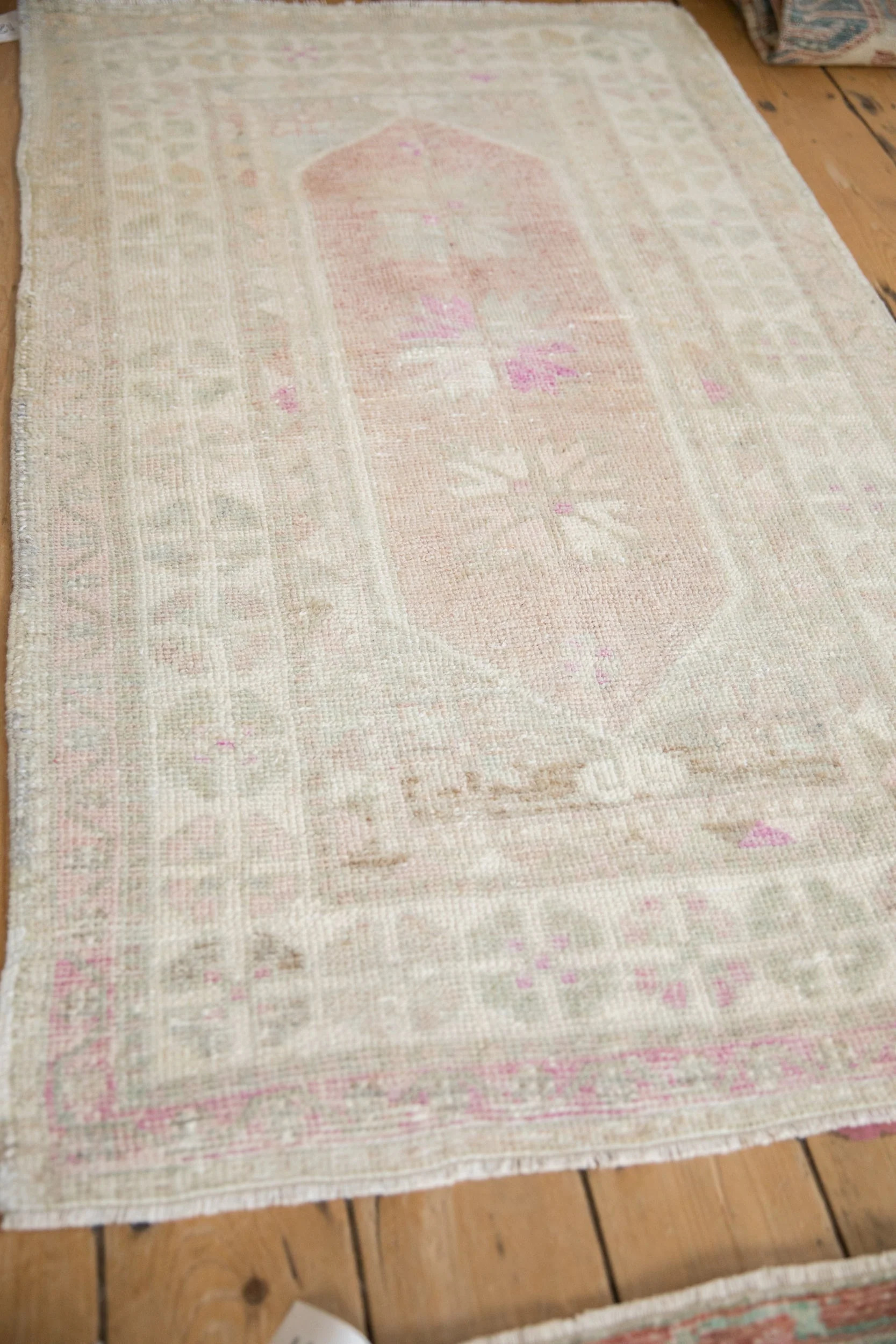 3x5 Vintage Distressed Oushak Rug - Image 4