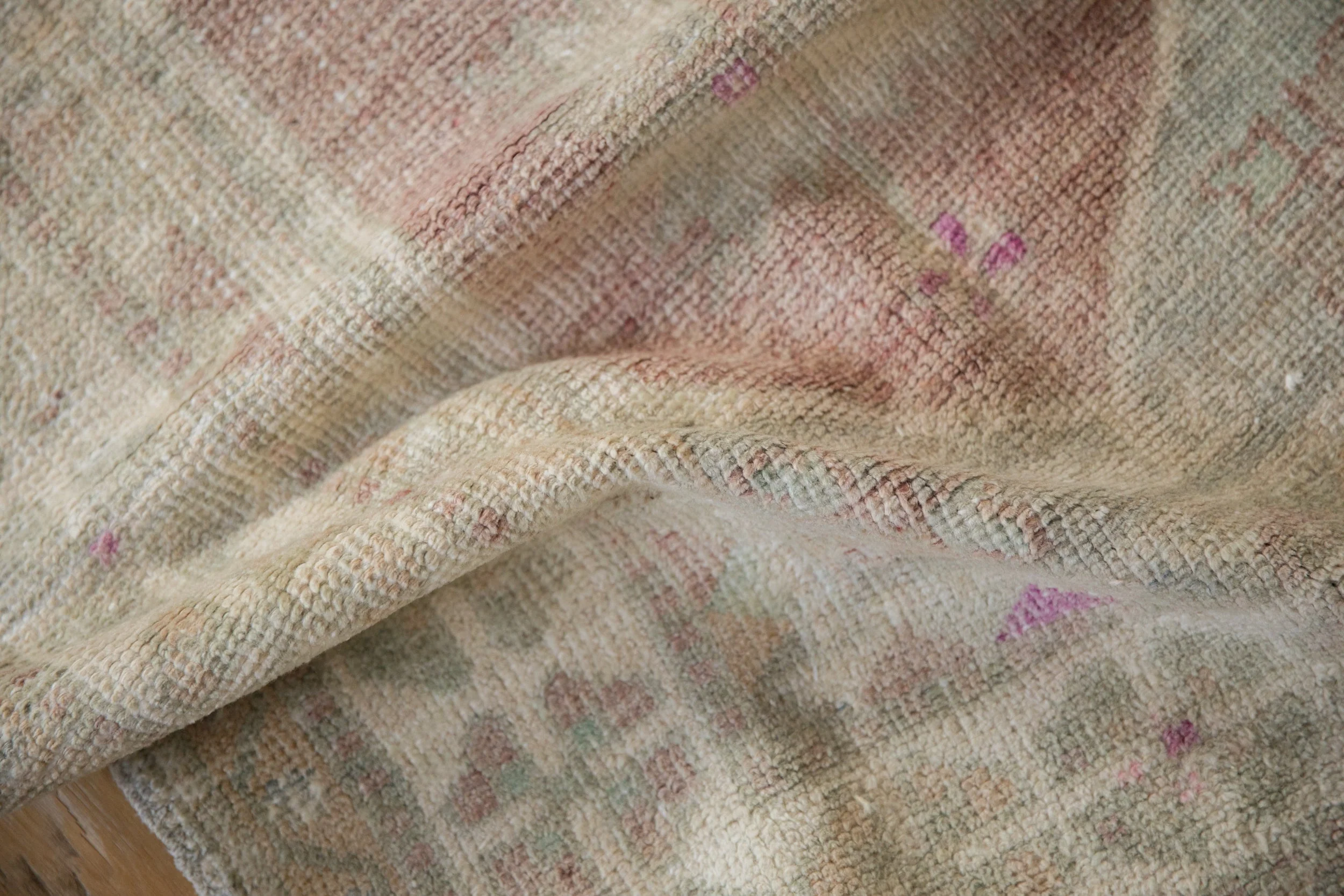 3x5 Vintage Distressed Oushak Rug - Image 9