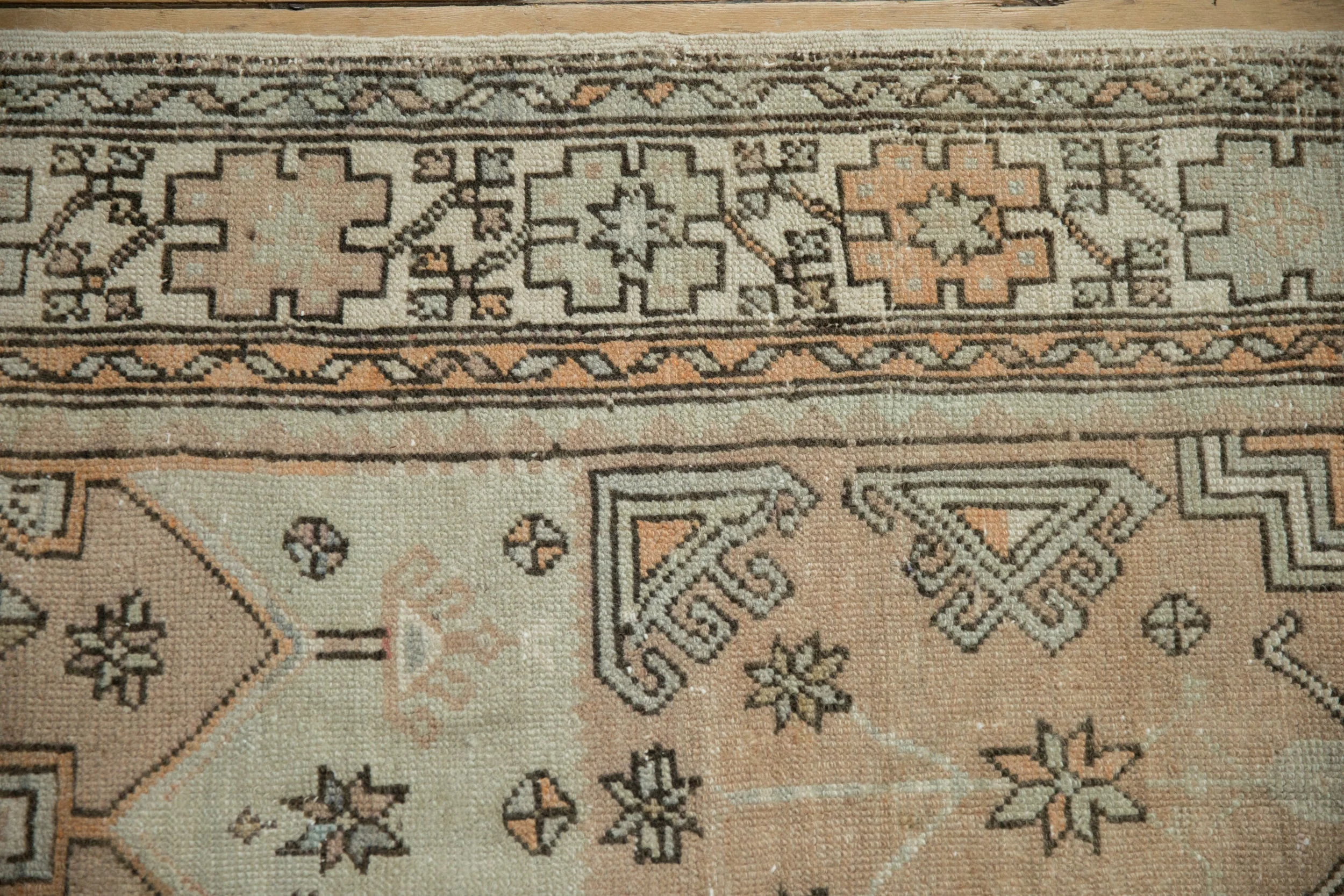 3x5 Vintage Distressed Oushak Rug - Image 3