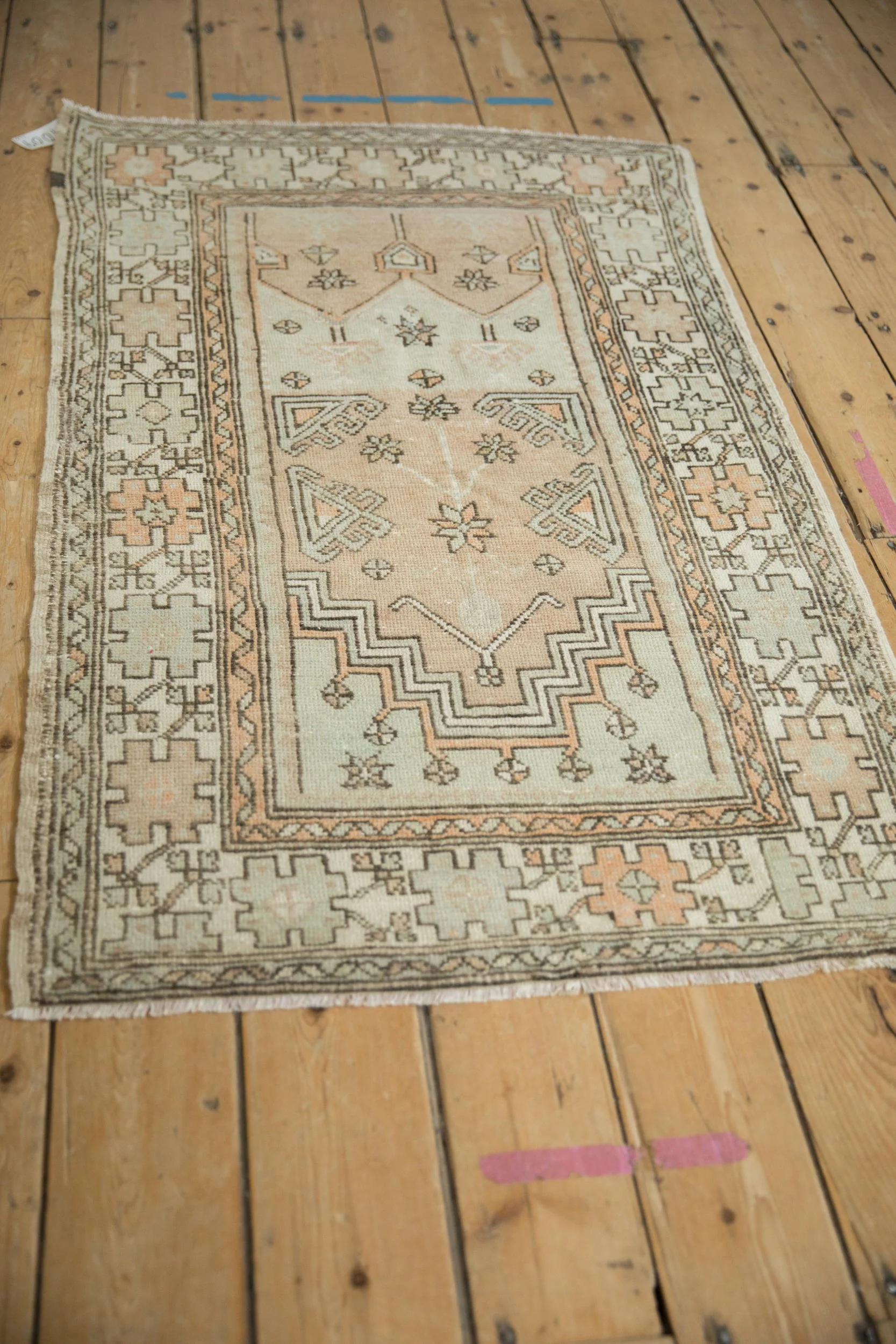 3x5 Vintage Distressed Oushak Rug - Image 4