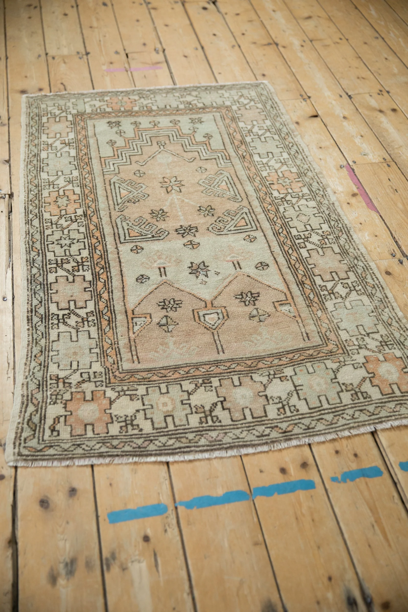 3x5 Vintage Distressed Oushak Rug - Image 5