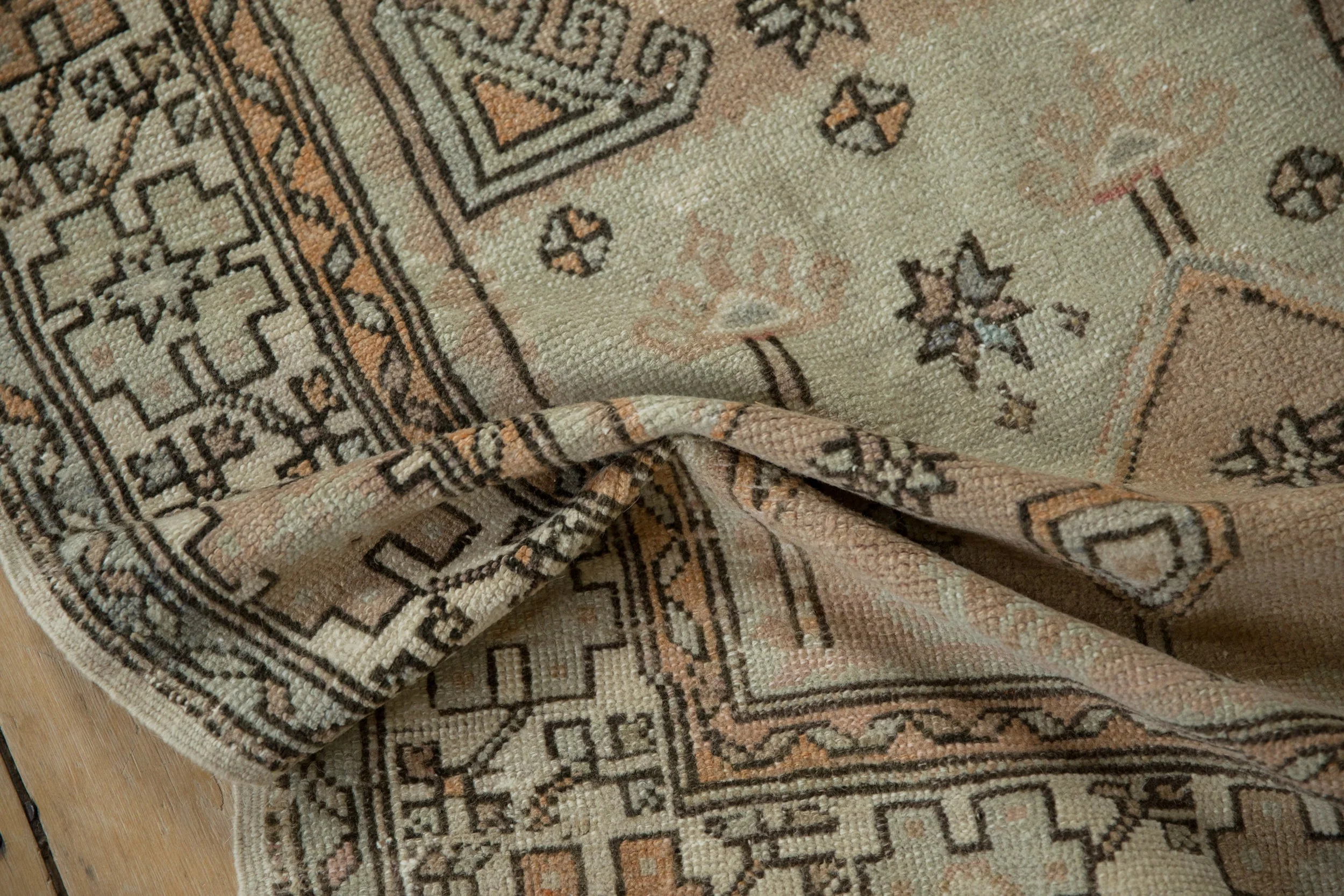 3x5 Vintage Distressed Oushak Rug - Image 7