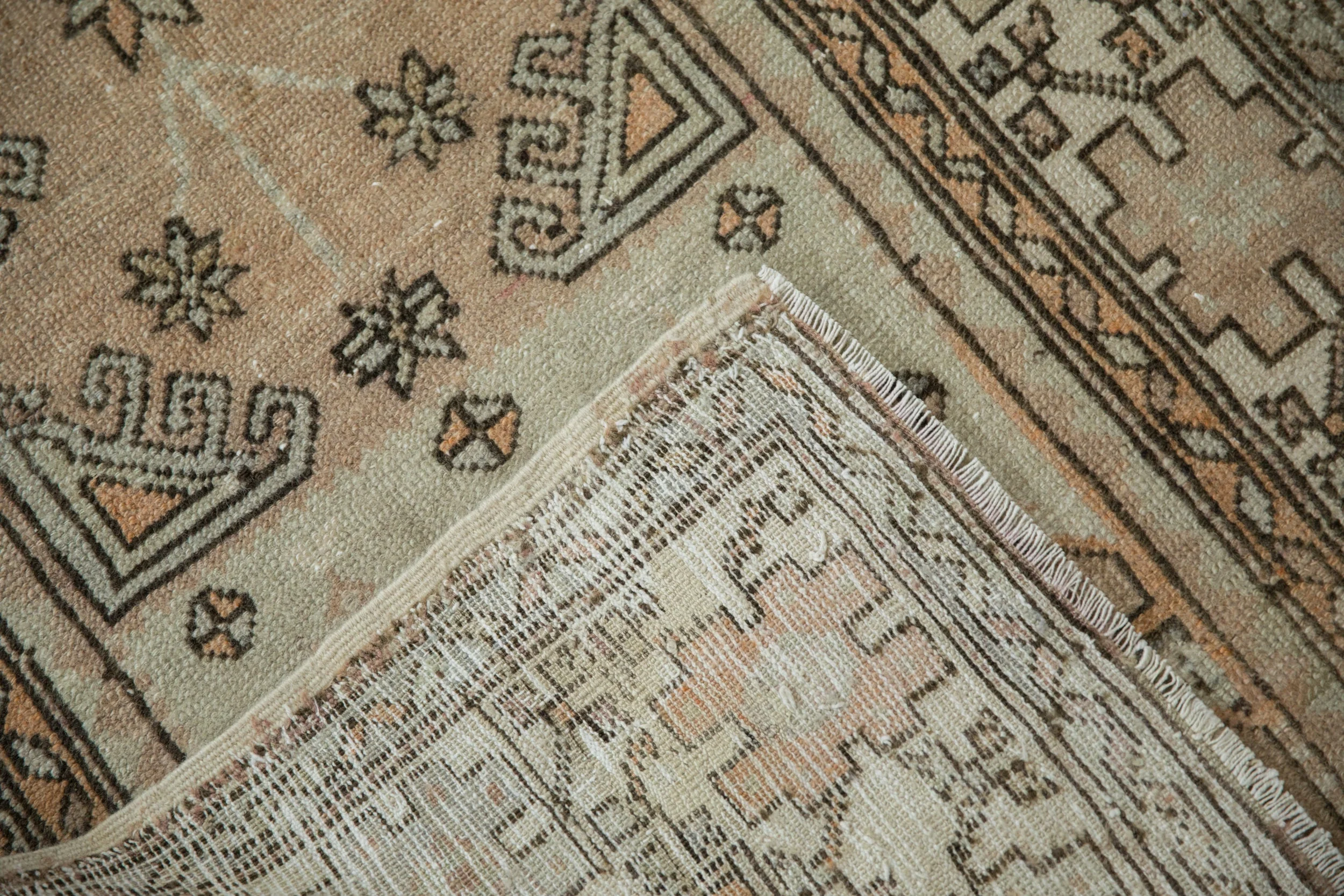 3x5 Vintage Distressed Oushak Rug - Image 8